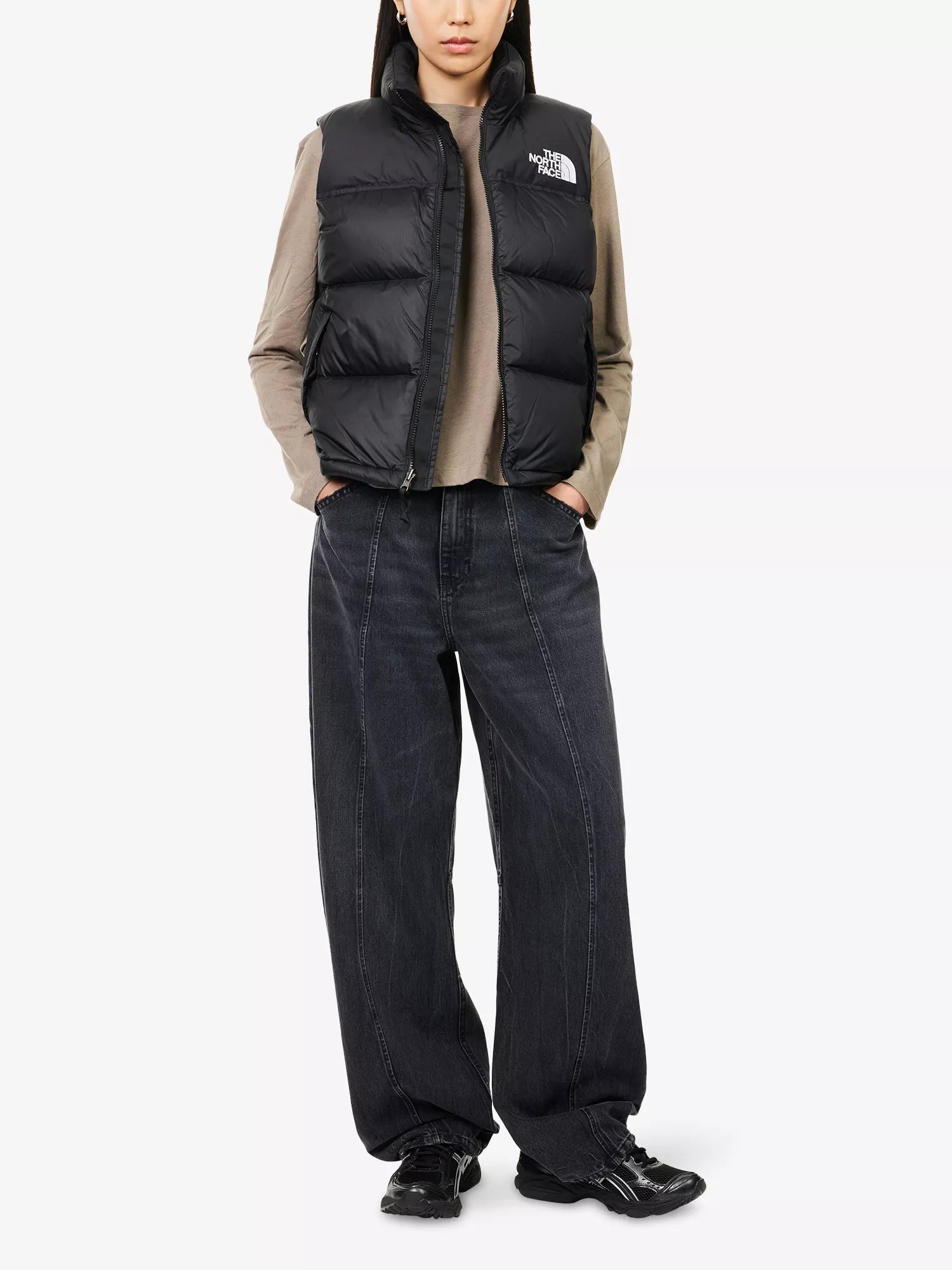 1996 Retro Nuptse Hooded Shell-Down Vest