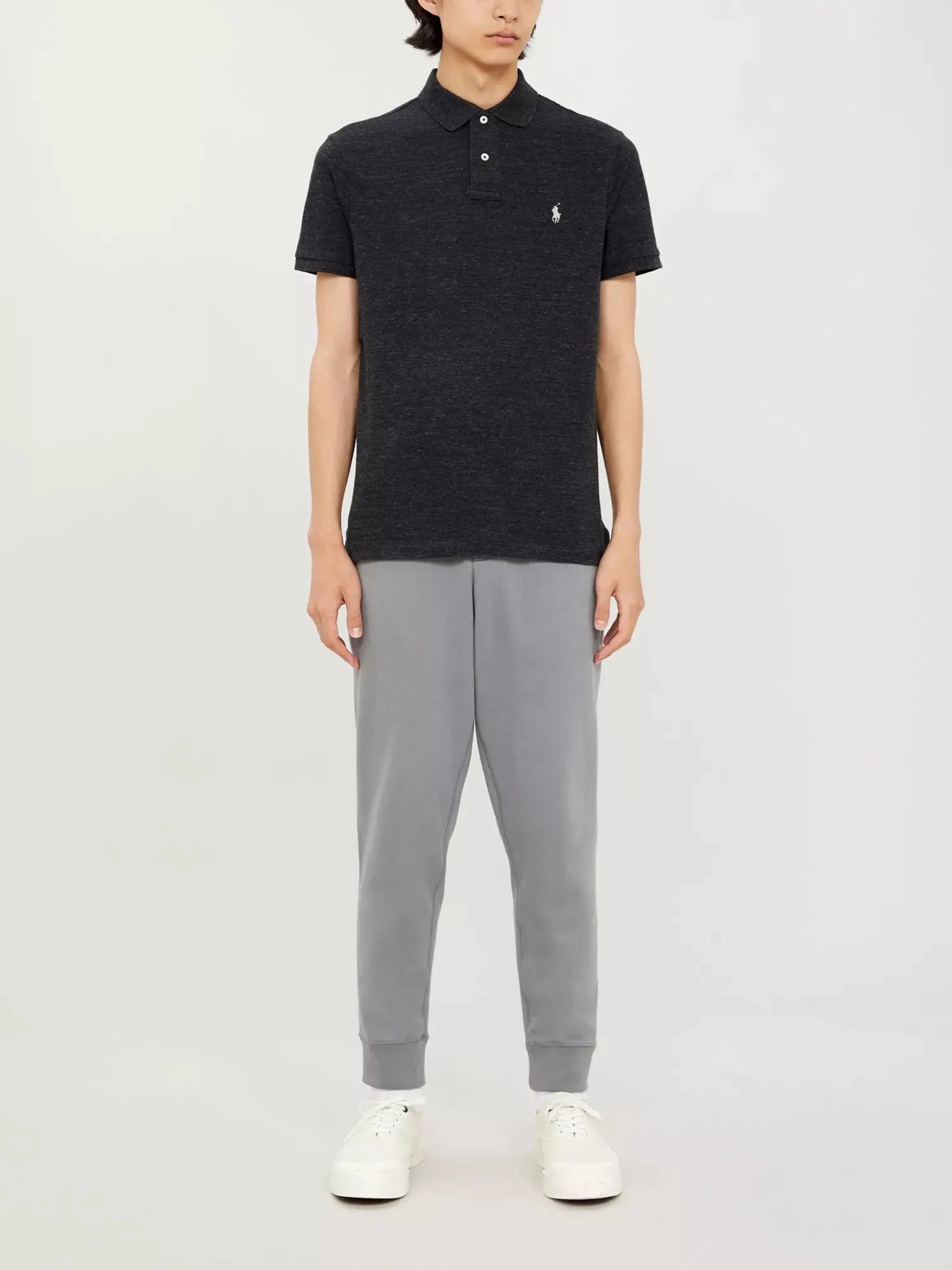 Men's Short-sleeved logo-embroidered custom-fit cotton-piqué polo shirt Polo Ralph Lauren