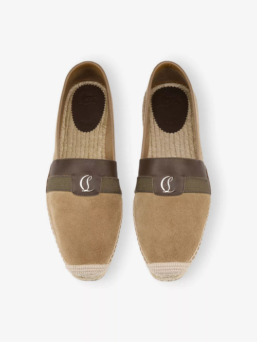 Men's Alfarica Flat Suede Espadrilles Christian Louboutin