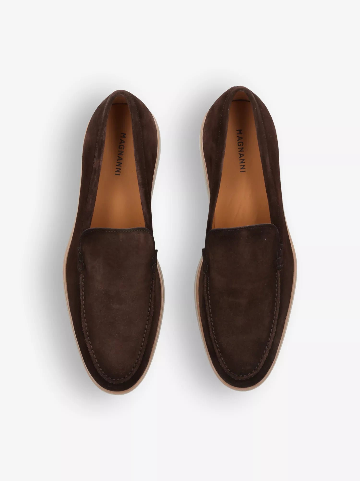 Men's Paraiso tonal-stitching suede loafers Magnanni