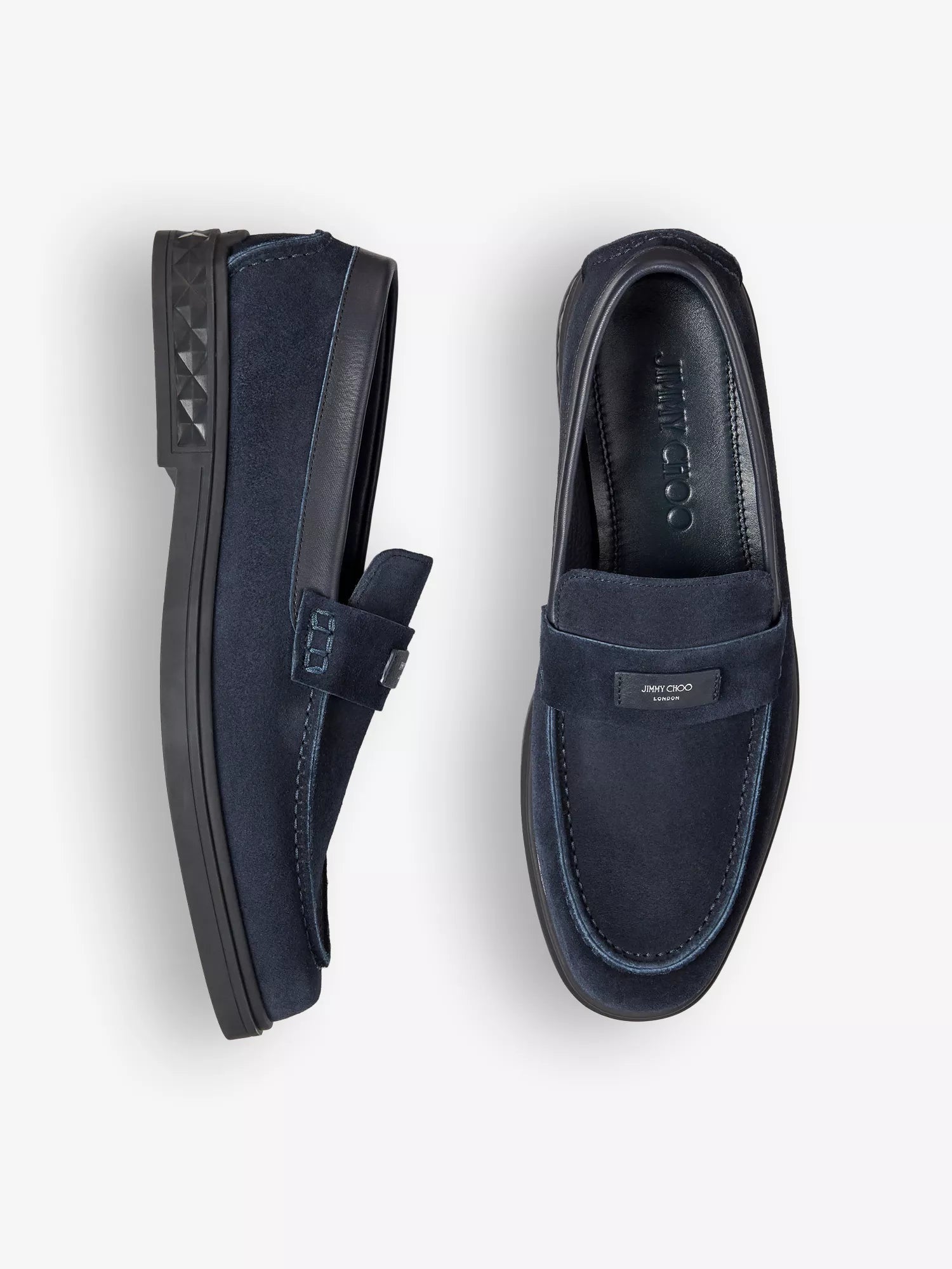 Men's Josh Driver reverse-suede loafers Jimmy Choo