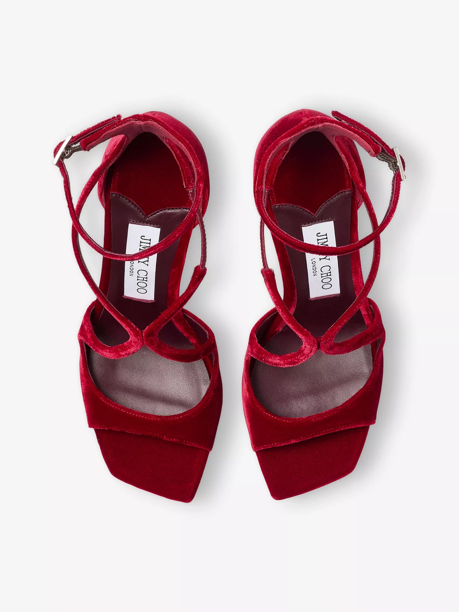 Azia 95 Velvet Heeled Sandals