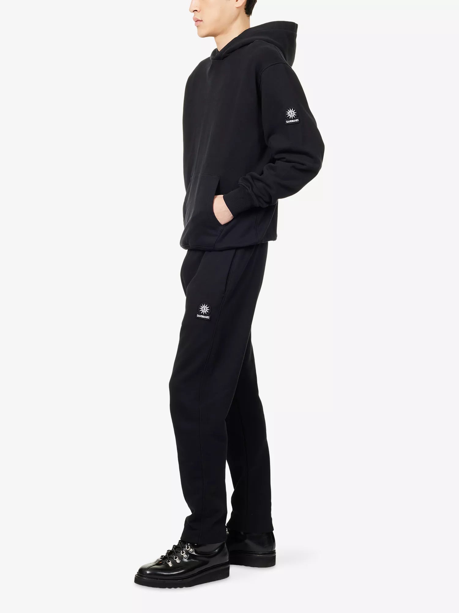 Badge-Logo Relaxed-Fit Cotton Hoodie