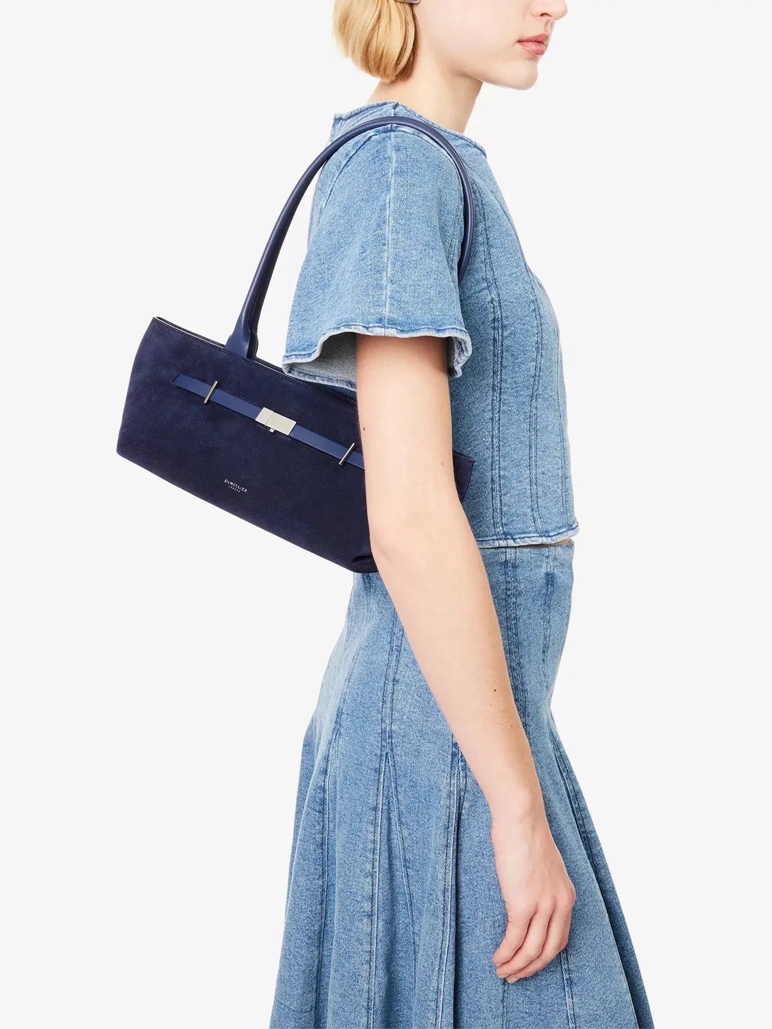 The New York Suede Shoulder Bag DeMellier