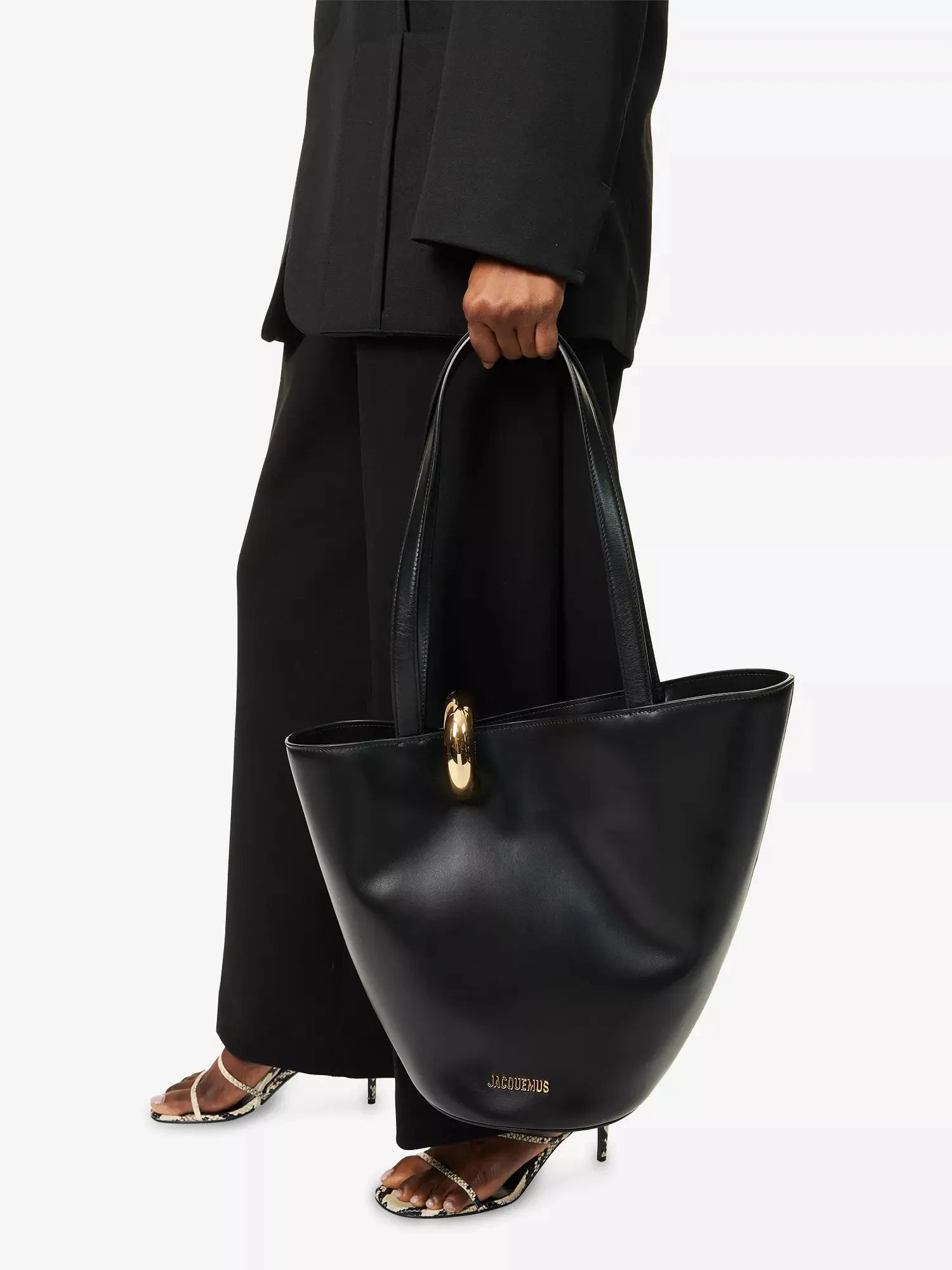Women's Le Bambola Moyen Medium Leather Tote Bag Jacquemus