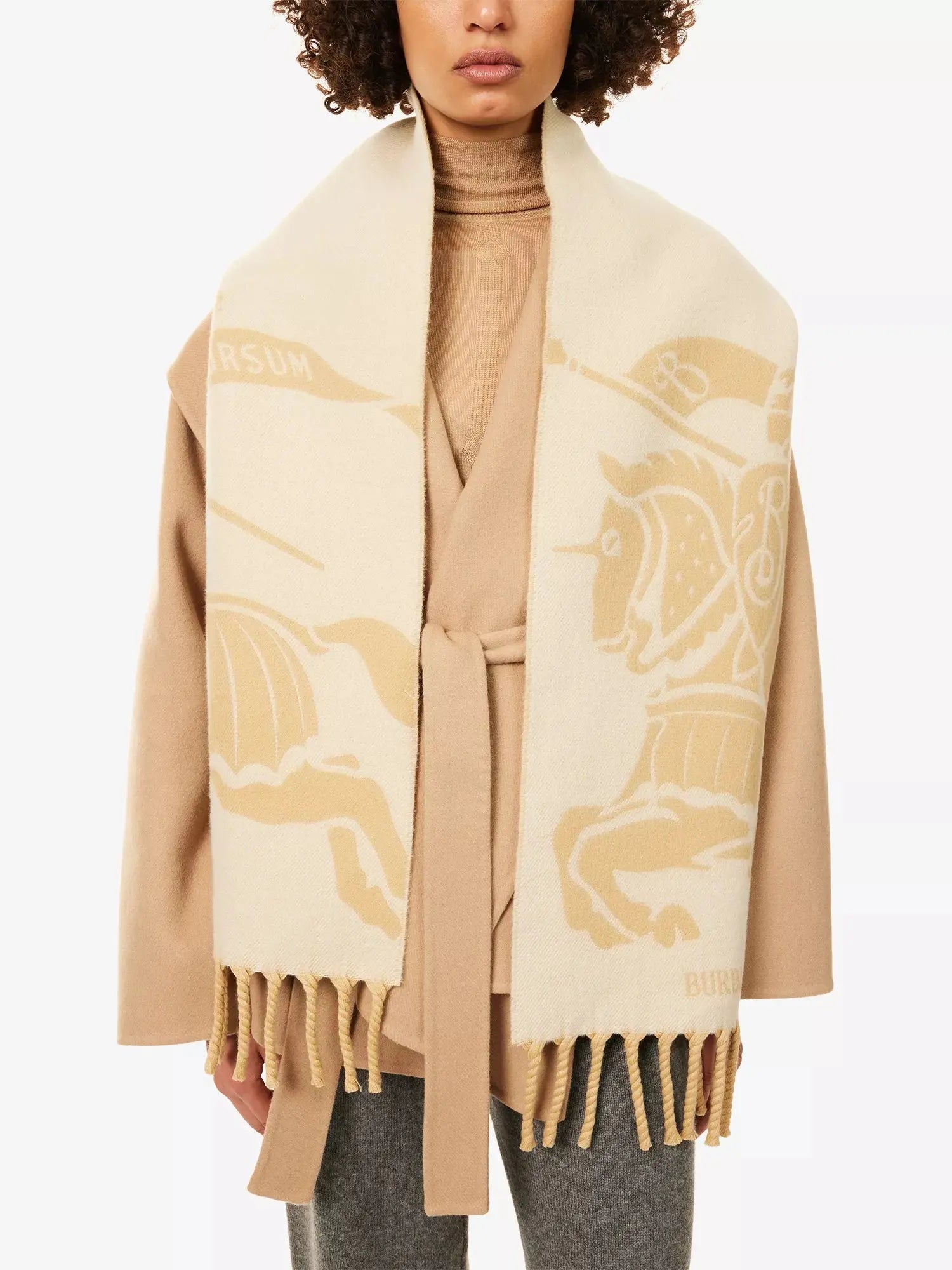Women's Reversible Wool Scarf Burberry