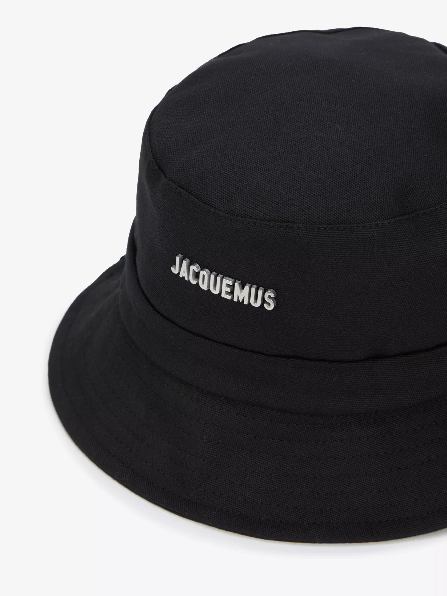 Men's Le Bob Gadjo metallic-plaque cotton bucket hat Jacquemus