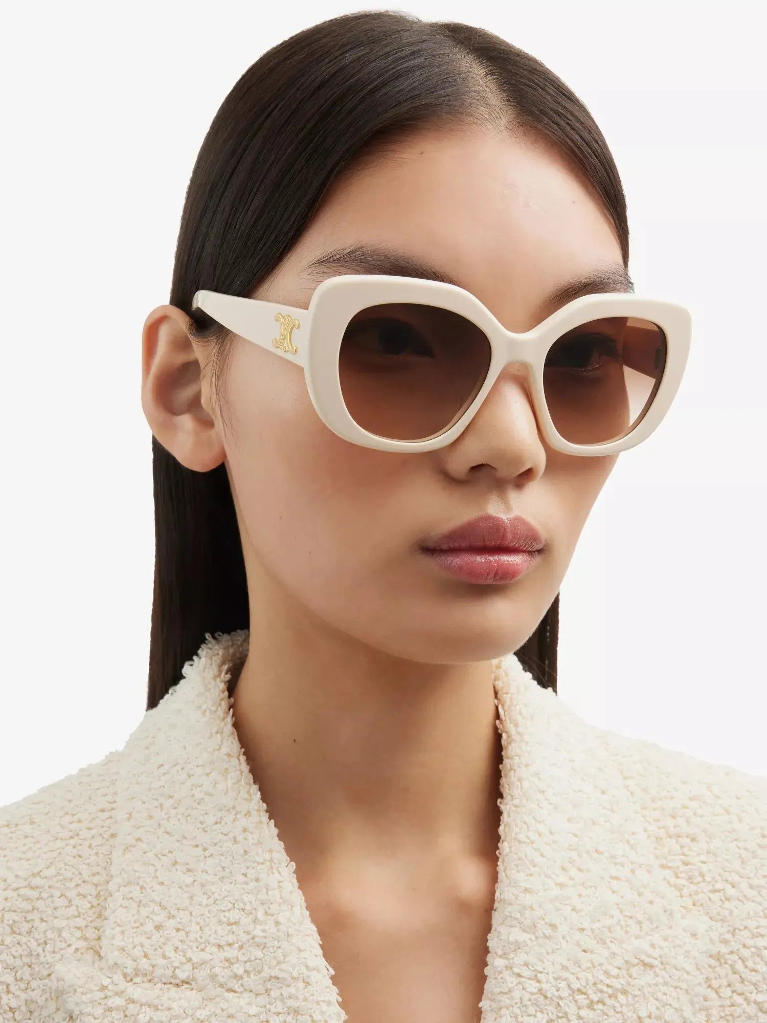 Women's CL000366 CL40226U butterfly-frame acetate sunglasses CELINE