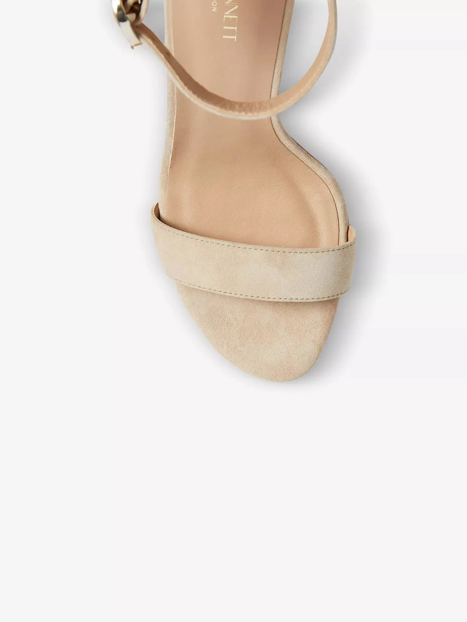 Women's Ivy open-toe suede heeled sandals LK Bennett