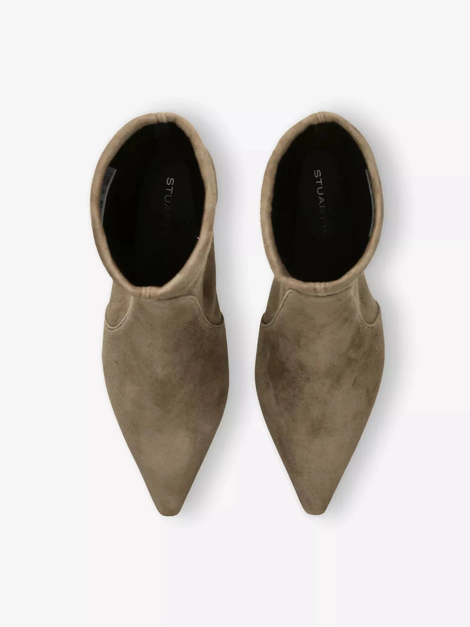 Women's Naomi Suede Heeled Ankle Boots Stuart Weitzman