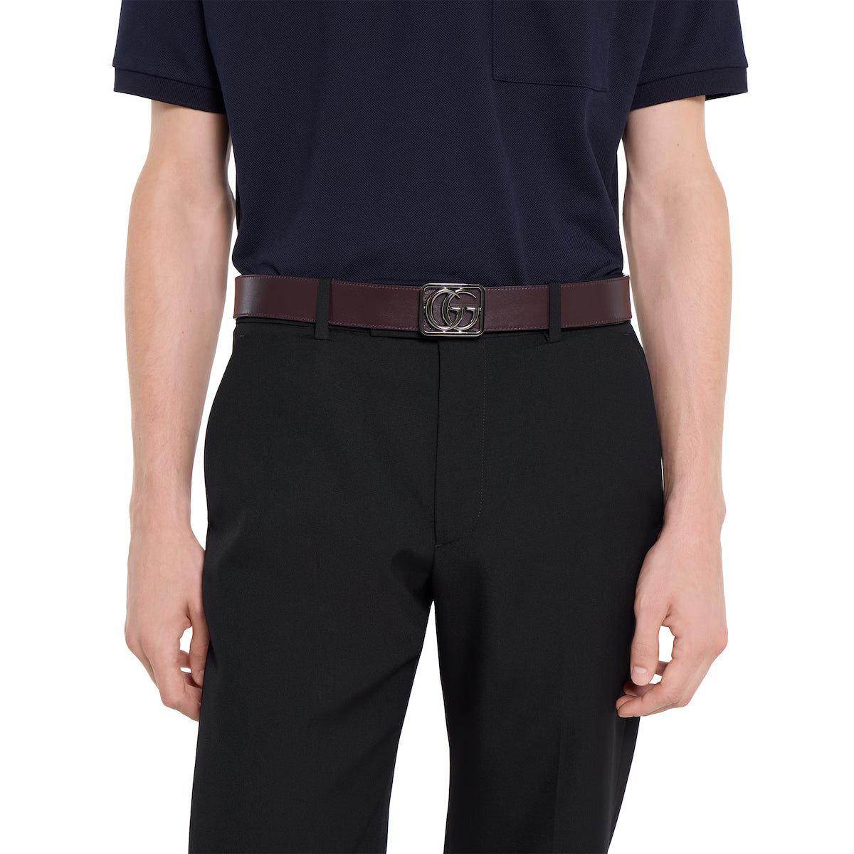 Men's Reversible GG Marmont belt 3.5cm width Gucci