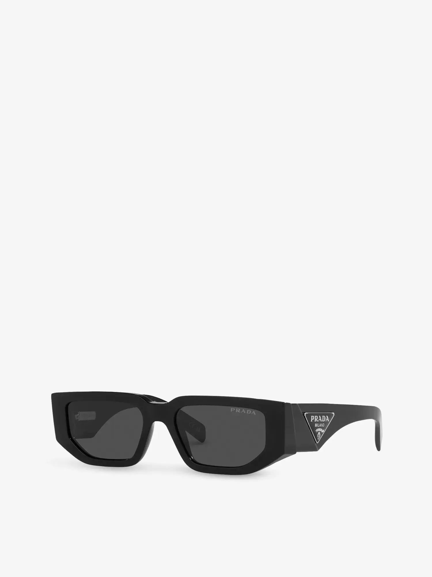 Women's PR 09ZS rectangle-frame acetate sunglasses Prada
