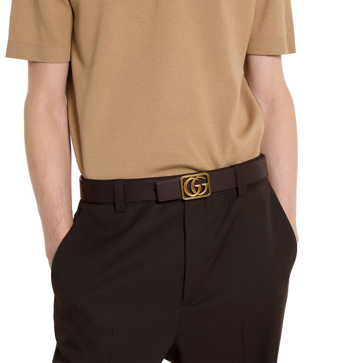 Men's Reversible GG Marmont belt 3.5cm width Gucci