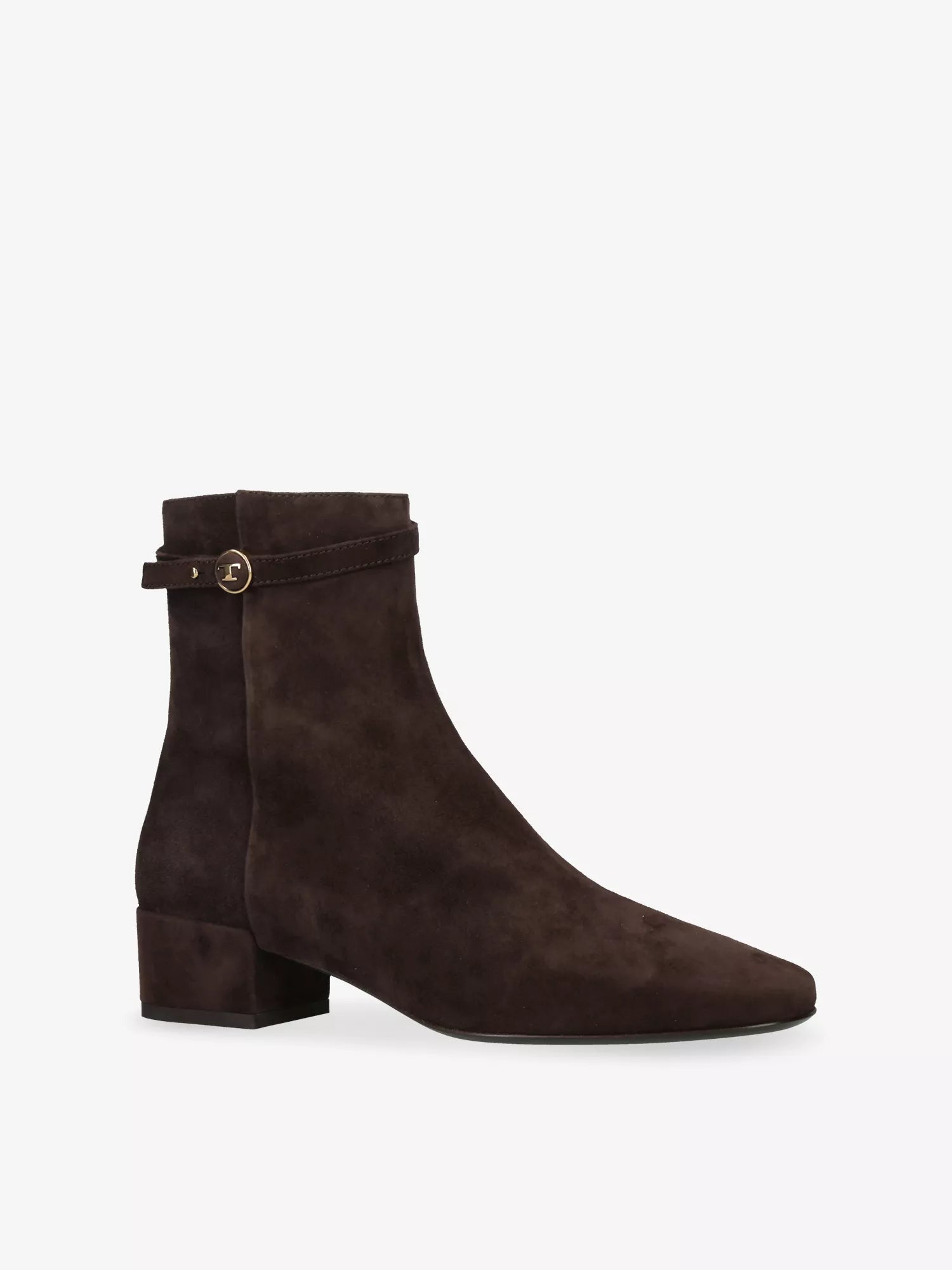 Men's Logo-Embellished Leather Heeled Ankle Boots Tod's
