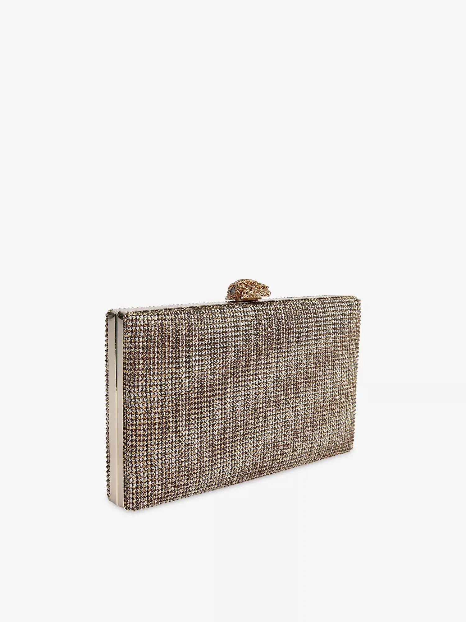 Women's Crystal Kensington Woven Clutch Bag Kurt Geiger London