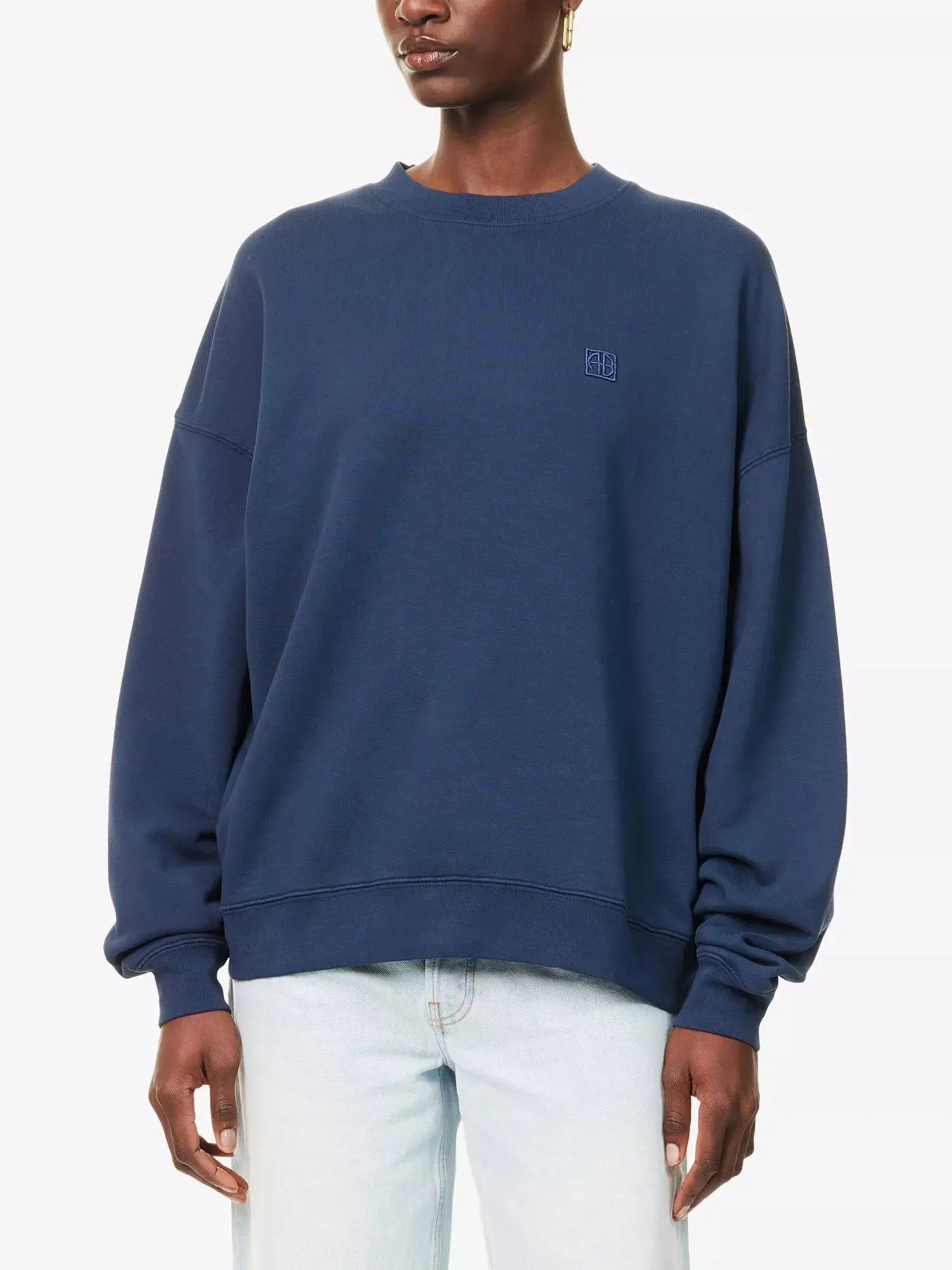 Women's Miles Relaxed-Fit Cotton-Jersey Sweatshirt ANINE BING