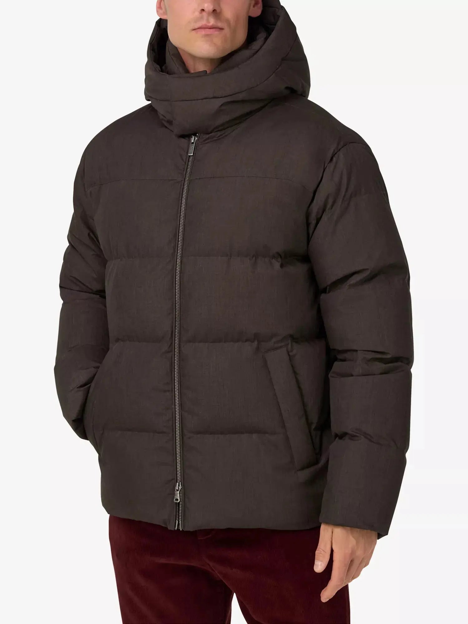 Men's Padded Shell-Down Bomber Jacket Boggi Milano