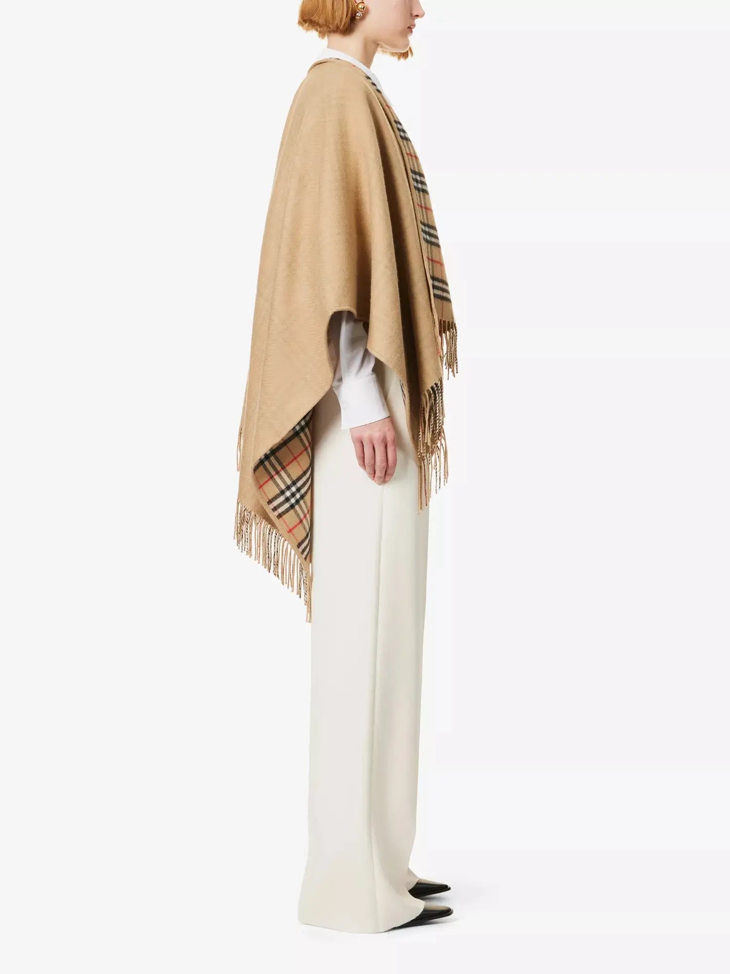 Women's Vintage Check wool cape Burberry