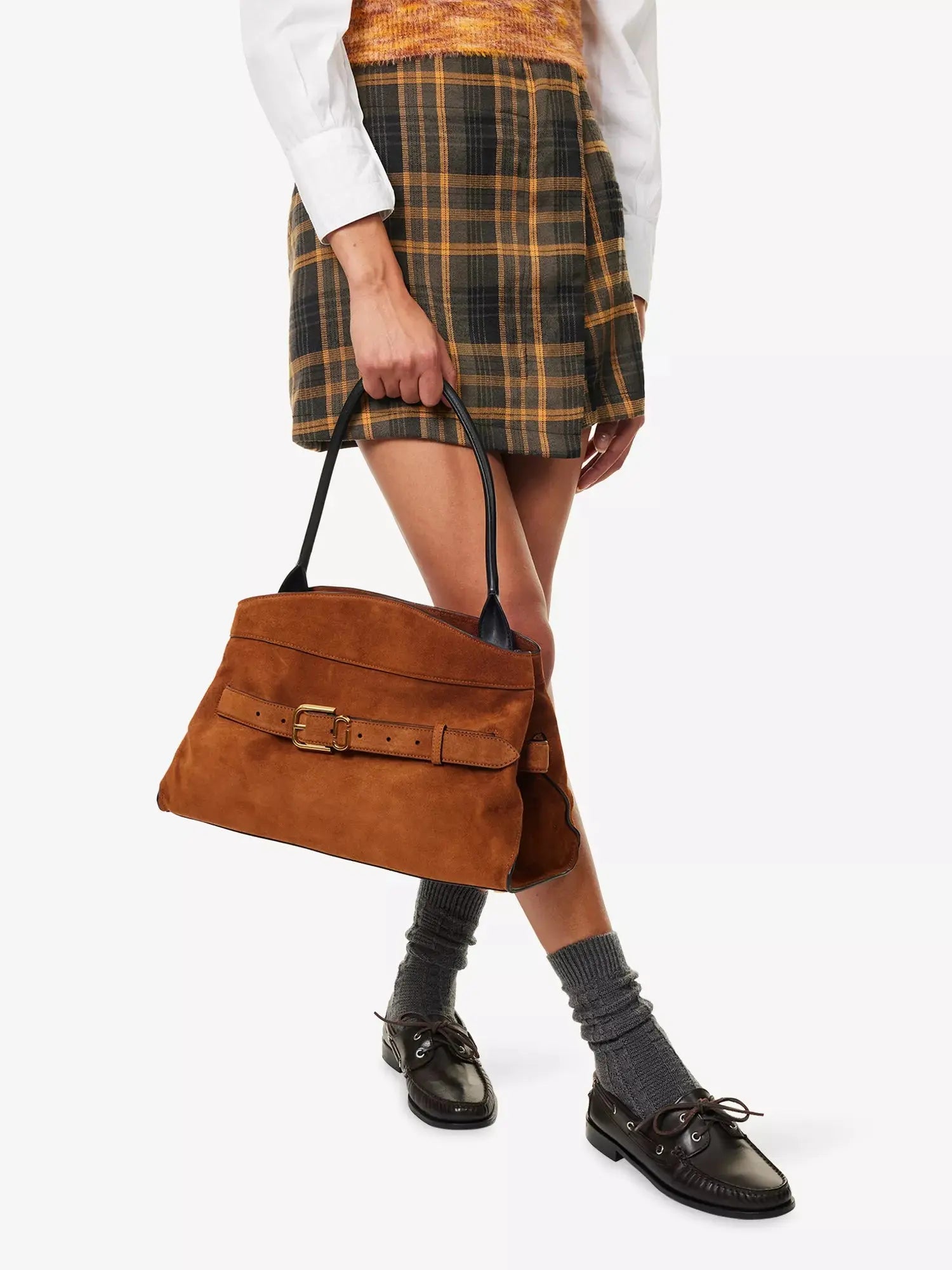 Women's Dakota Suede Satchel Bag Marc Jacobs