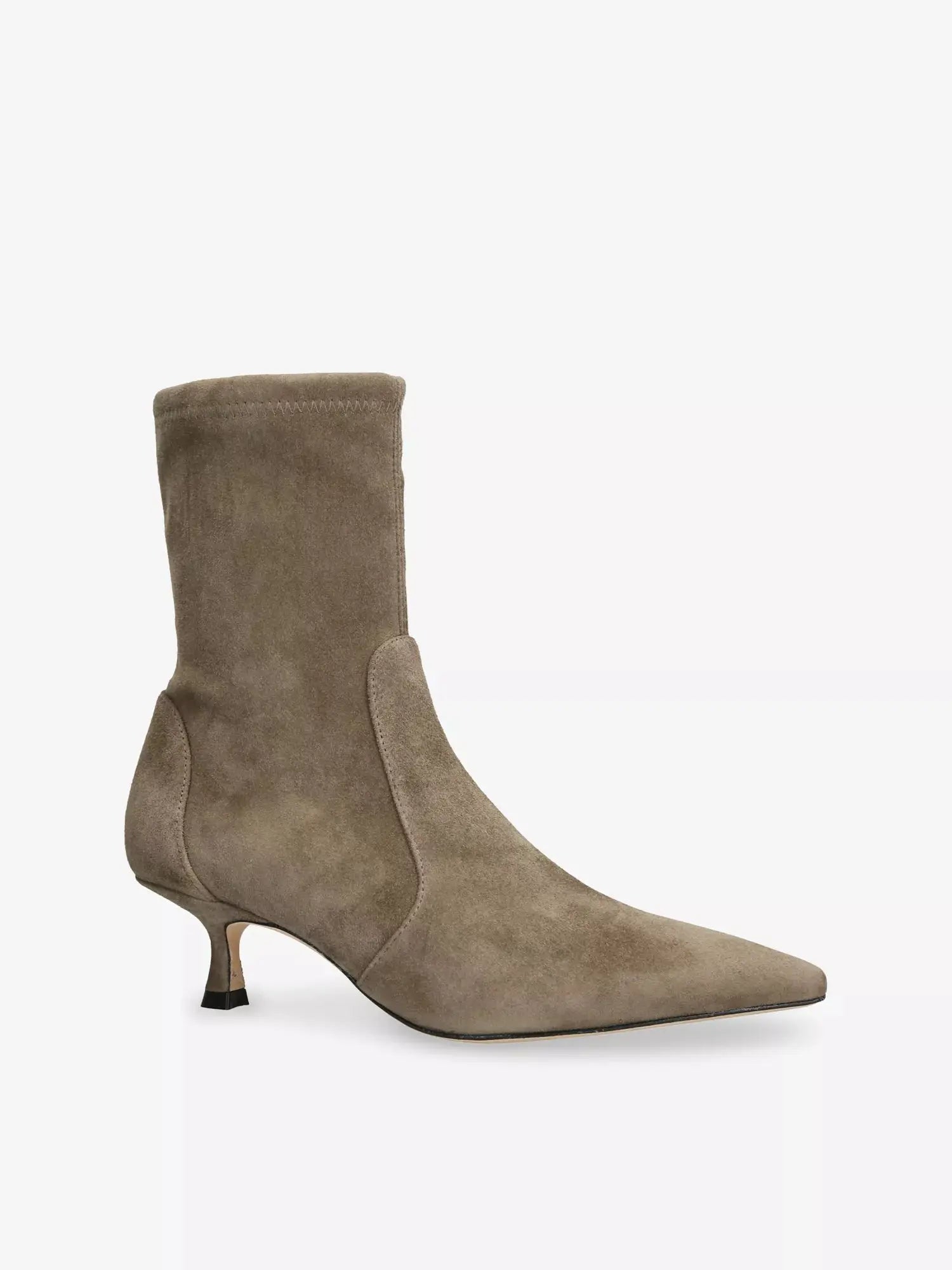 Women's Naomi Suede Heeled Ankle Boots Stuart Weitzman