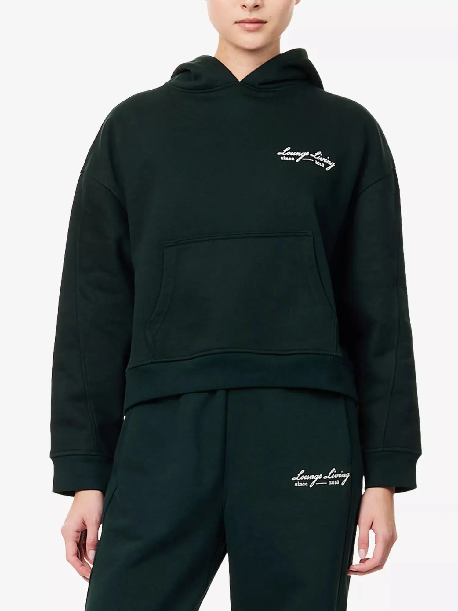 Women's Lounge Living Hooded Cotton-Jersey Hoody Lounge Underwear