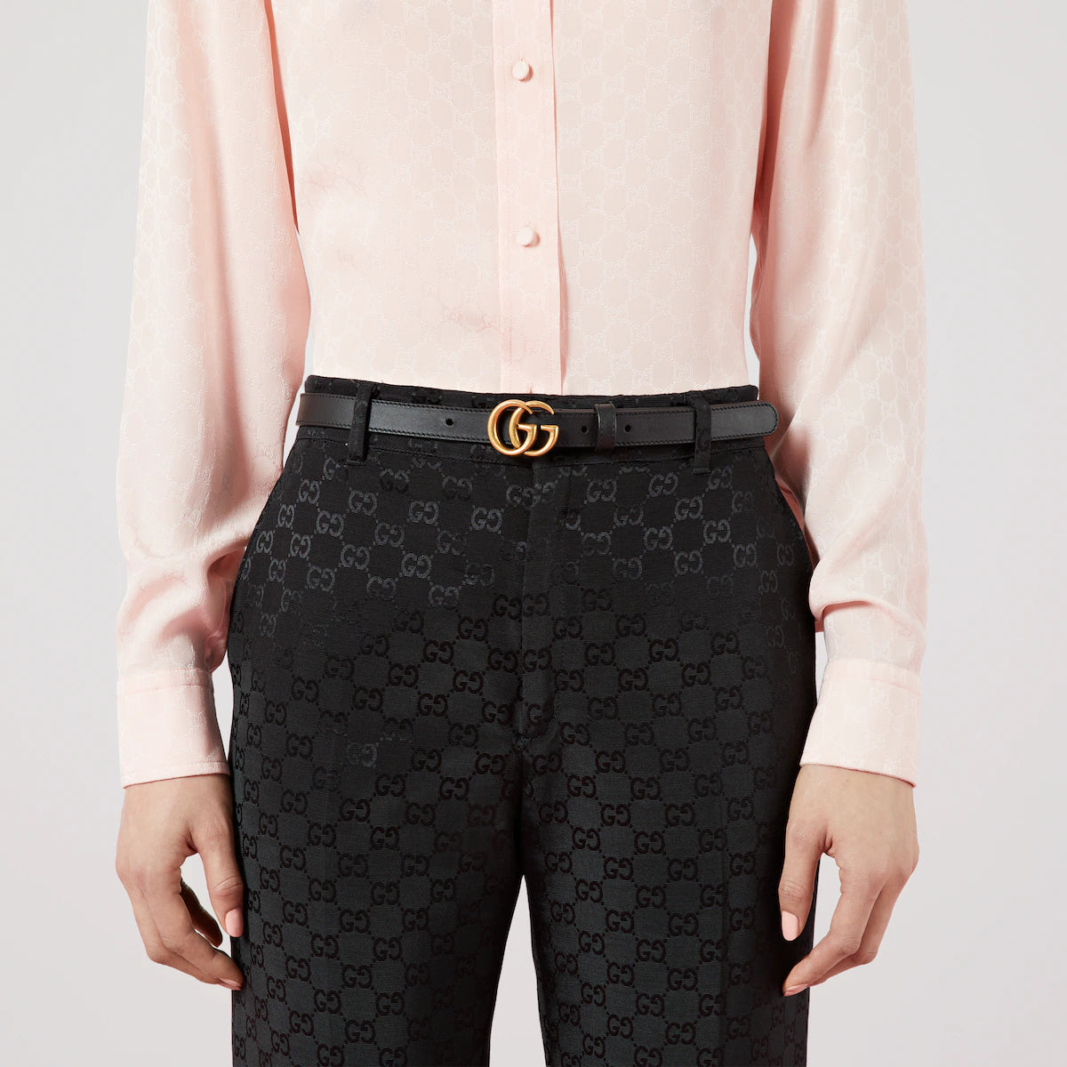 Women's GG Marmont thin belt 2cm width Gucci