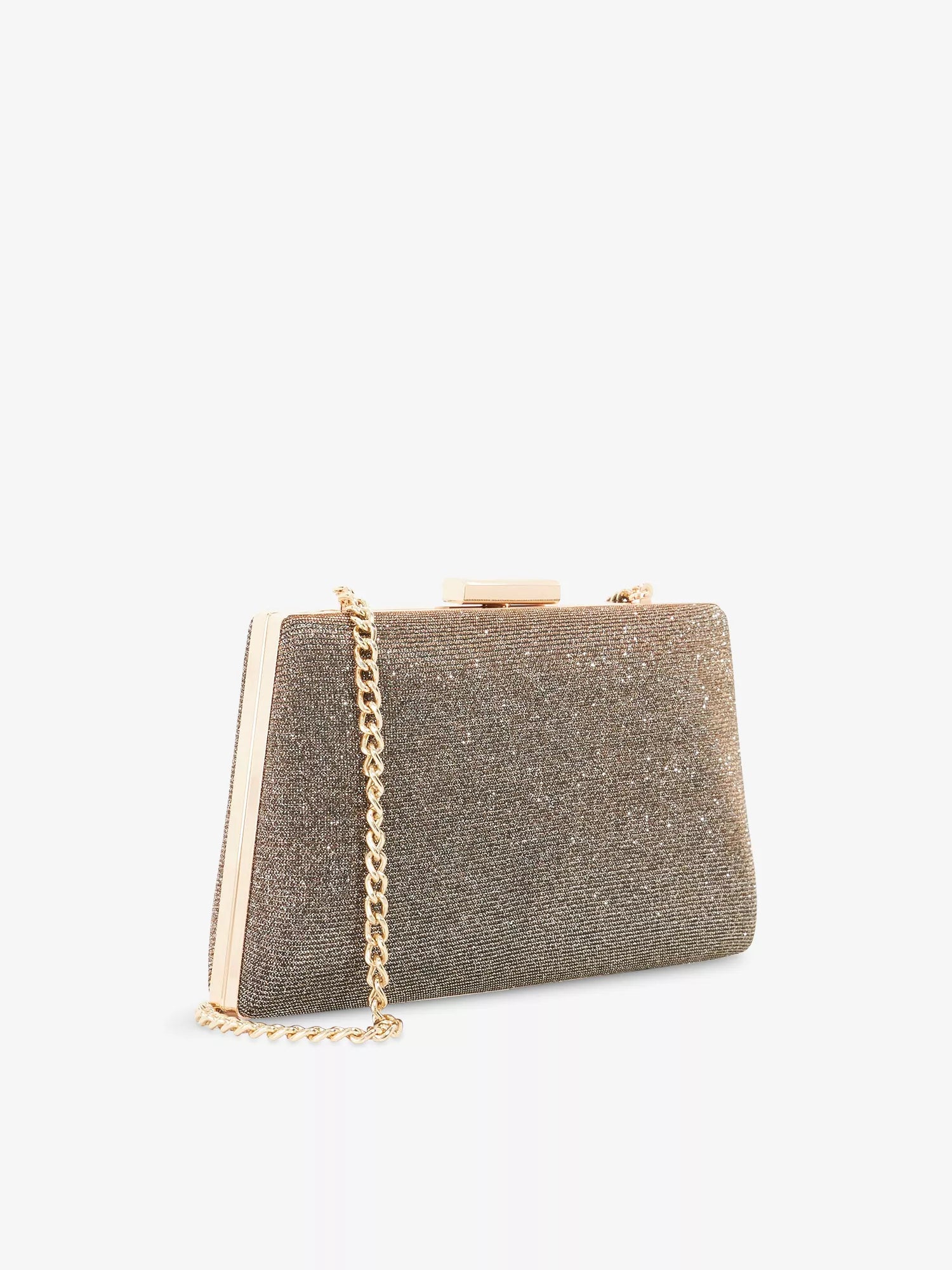 Bellaria Chain-Strap Woven Clutch Bag