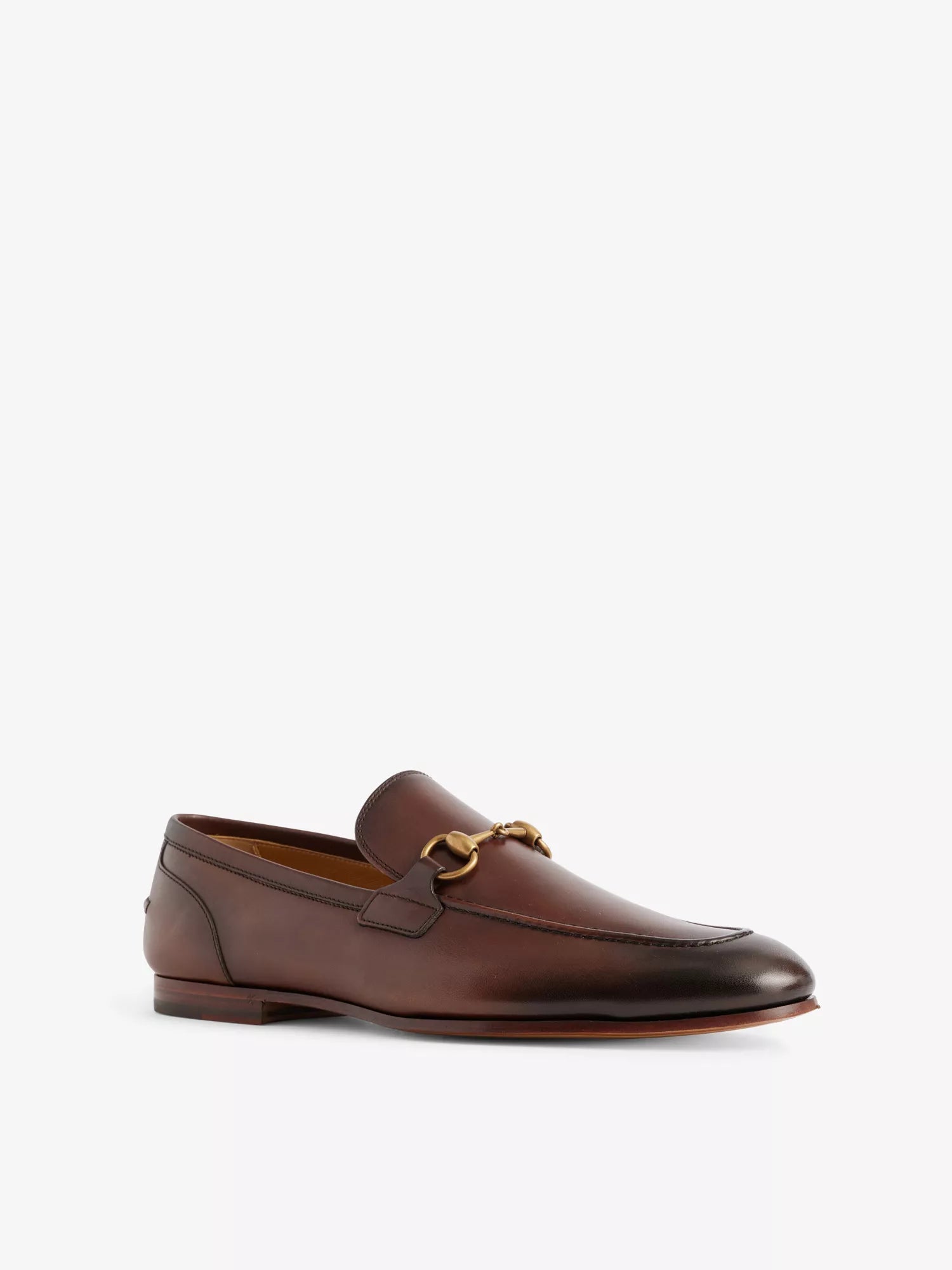 Men's Jordaan Horsebit-Embellished Leather Loafers Gucci