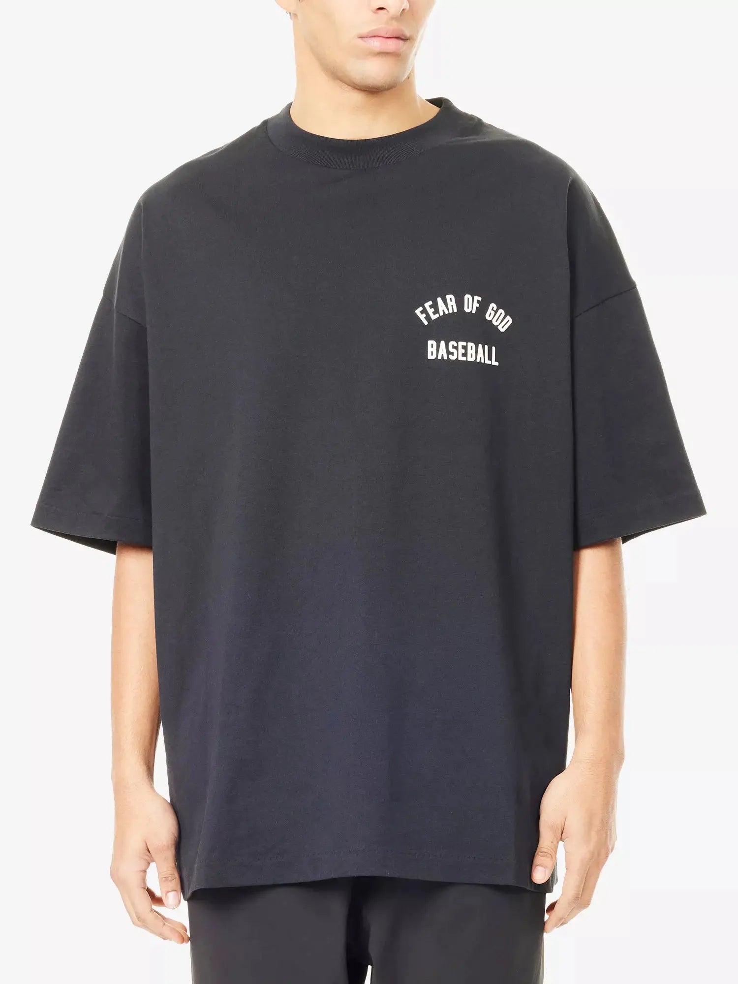 Men's FOG x ESSENTIALS x MLB 90's Fit Crewneck Cotton-Jersey T-Shirt Fear of Gods Essentials