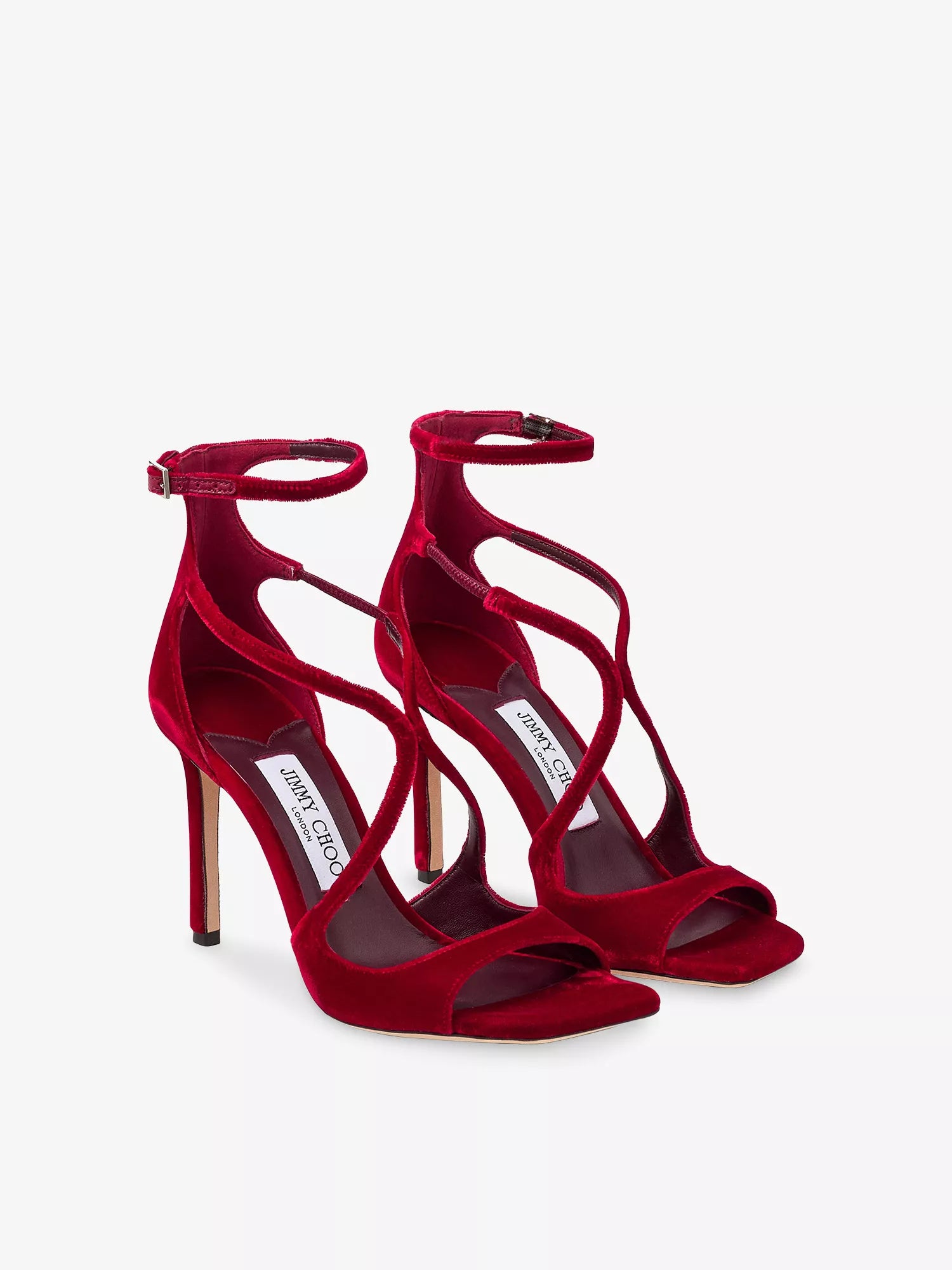 Azia 95 Velvet Heeled Sandals