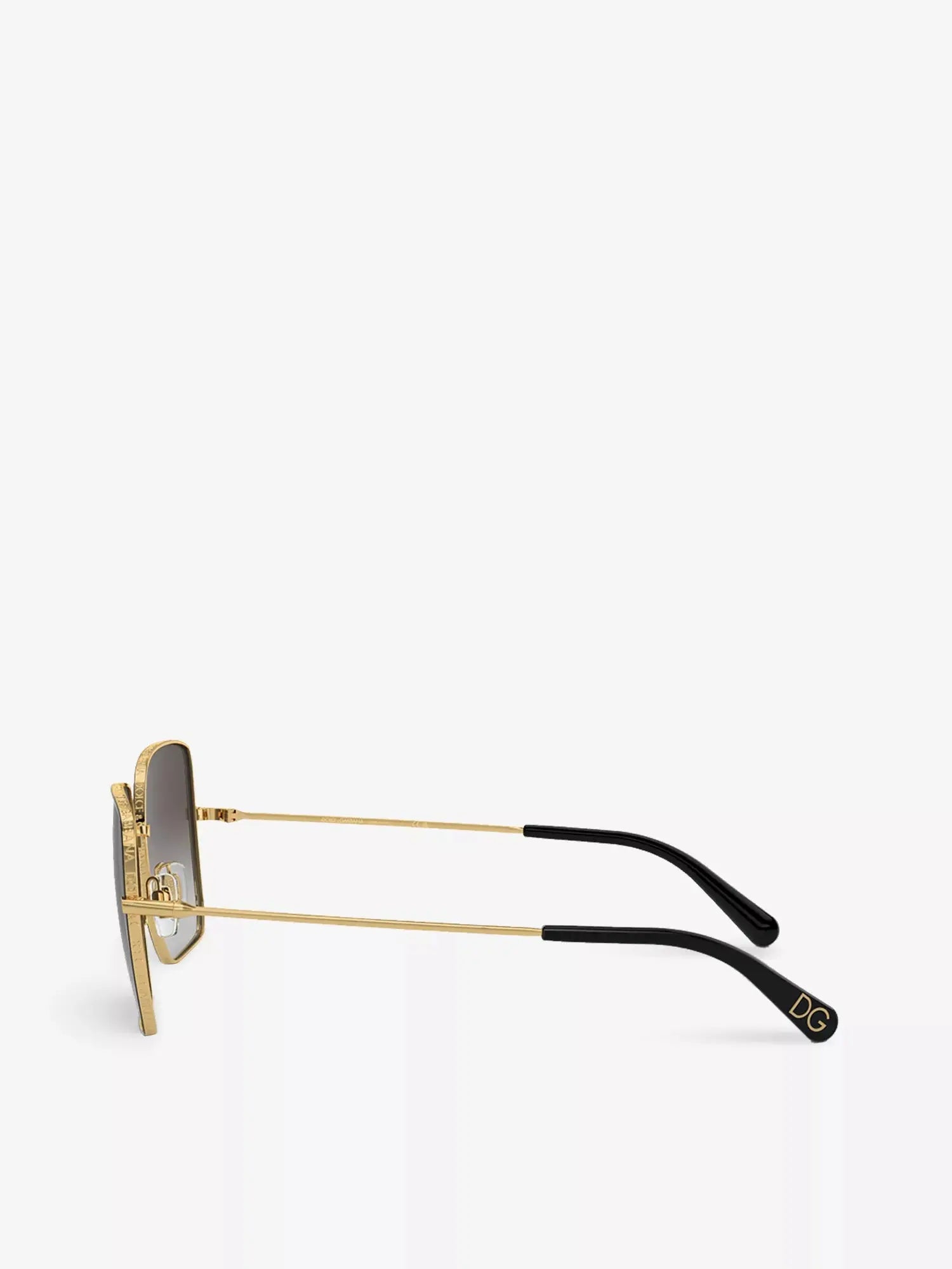 Women's DG2242 square-frame metal sunglasses Dolce & Gabbana