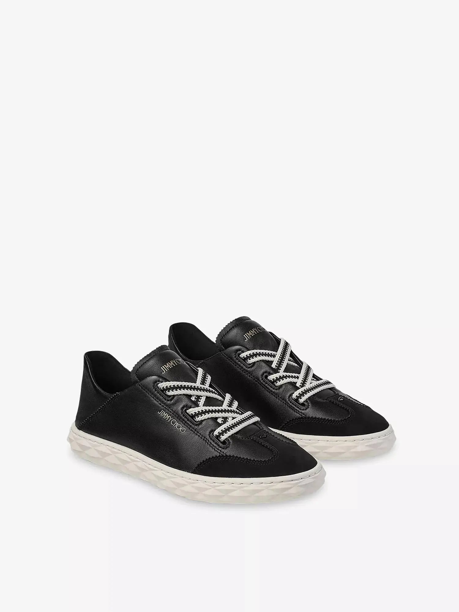 Women's Diamond Light Flex Leather Low-Top Trainers Jimmy Choo