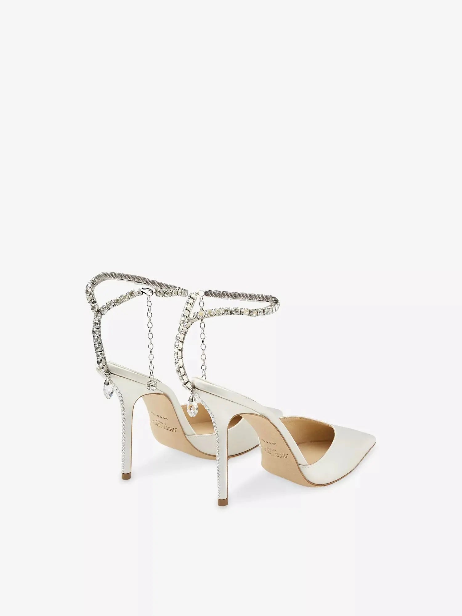 Women's Saeda 100 Satin Heeled Courts Jimmy Choo