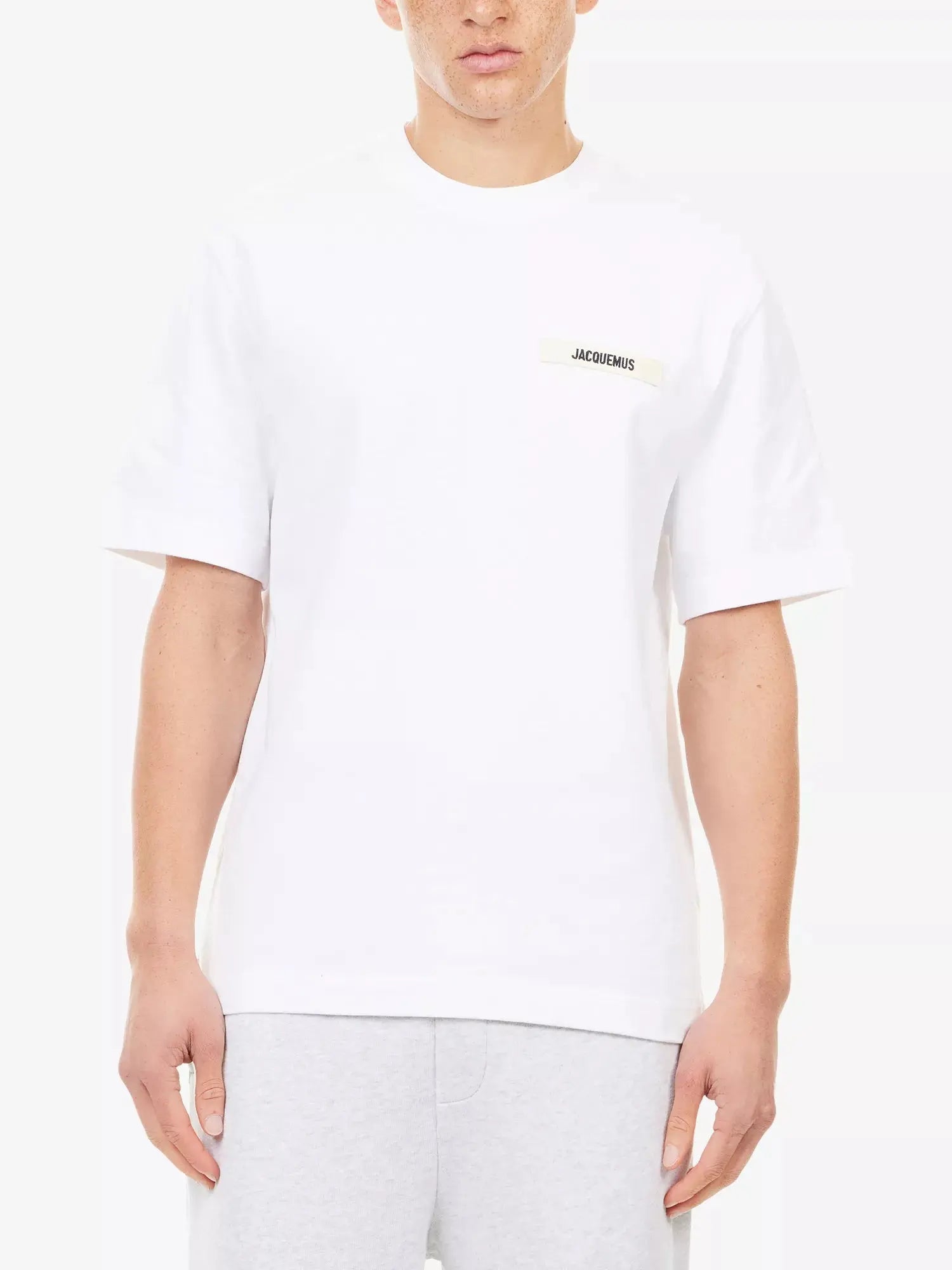 Men's Le T-shirt Logo-Tab Cotton T-shirt Jacquemus