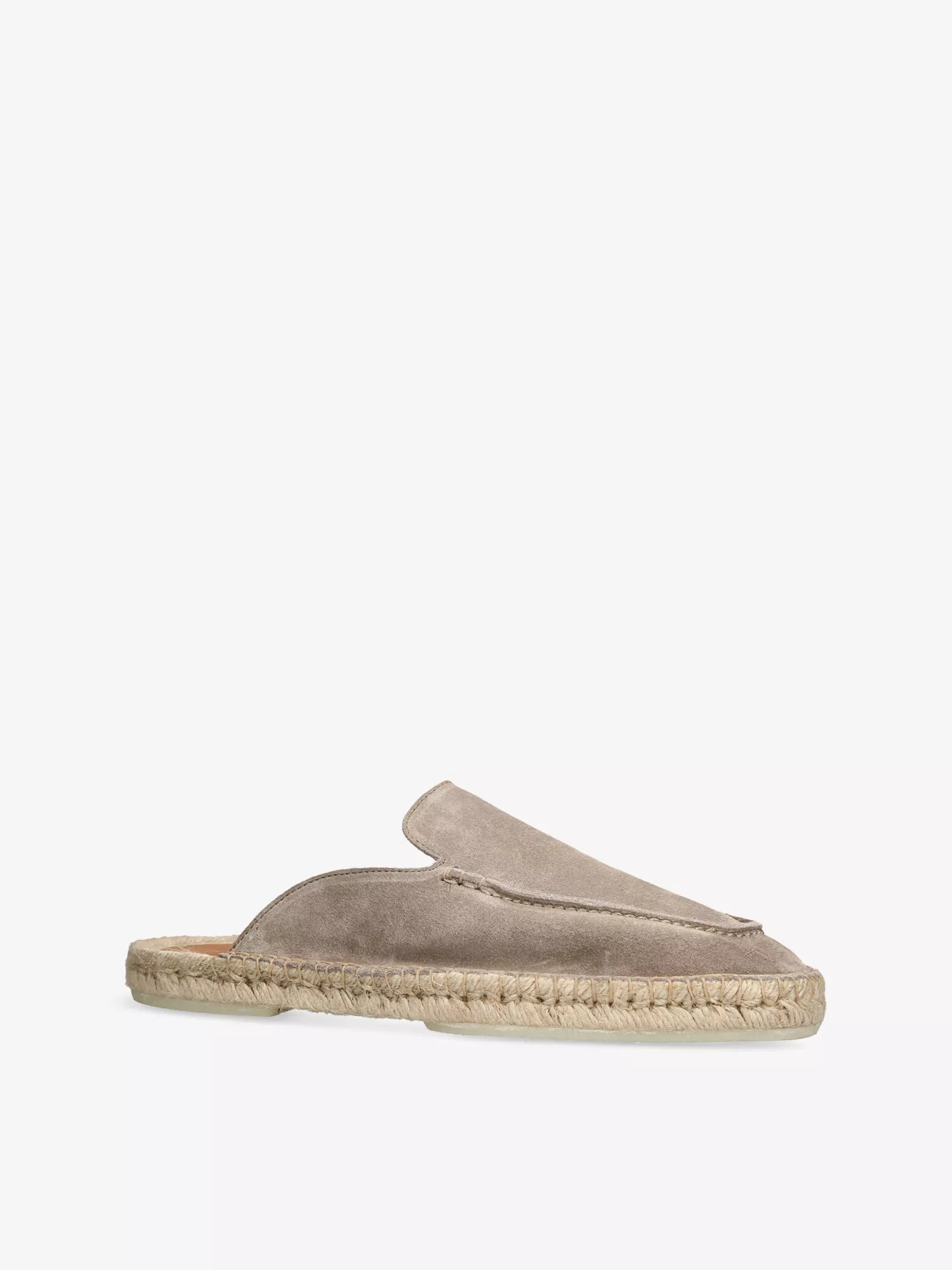 Beachside Suede And Jute Mules