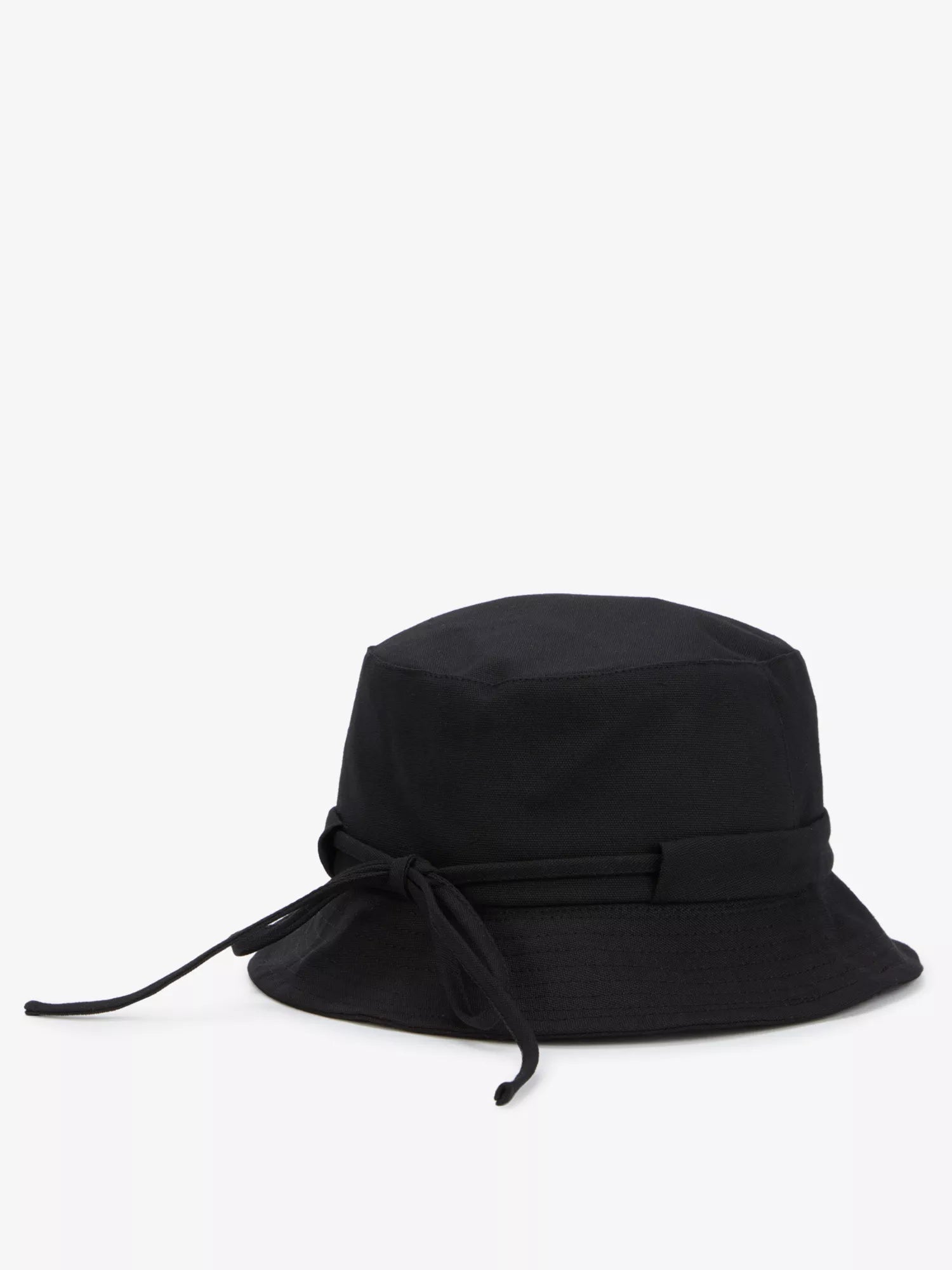 Men's Le Bob Gadjo metallic-plaque cotton bucket hat Jacquemus