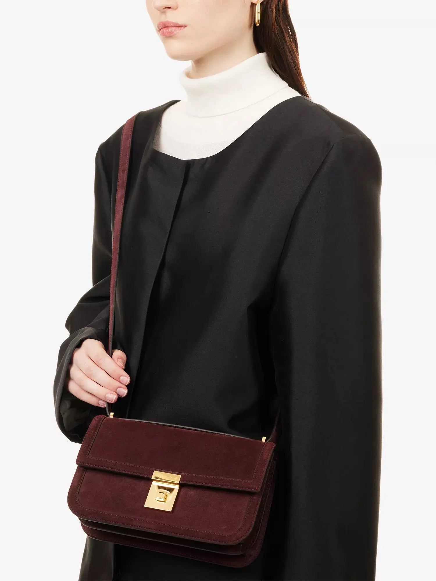 Women's Paris Suede Cross-Body Bag DeMellier