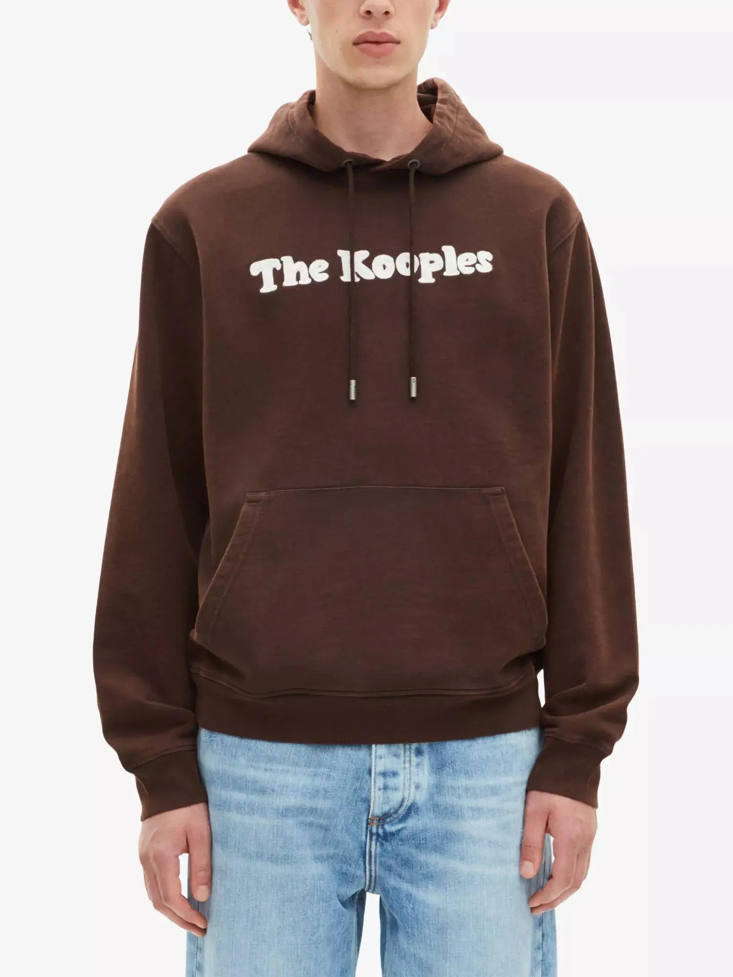 Men's Logo-Embroidered Relaxed-Fit Cotton Hoody The Kooples