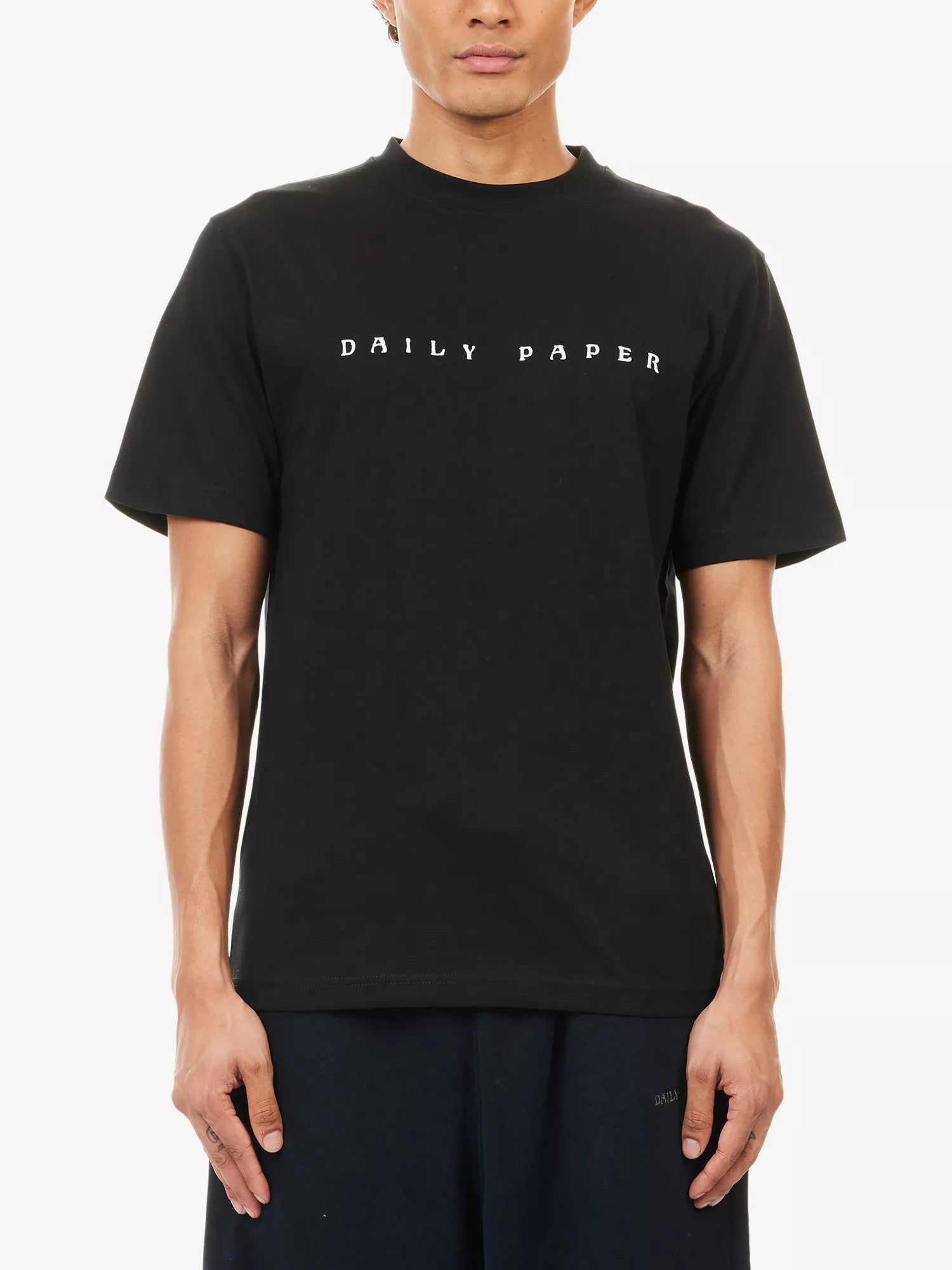 Alias Brand-Embroidery Cotton-Jersey T-Shirt