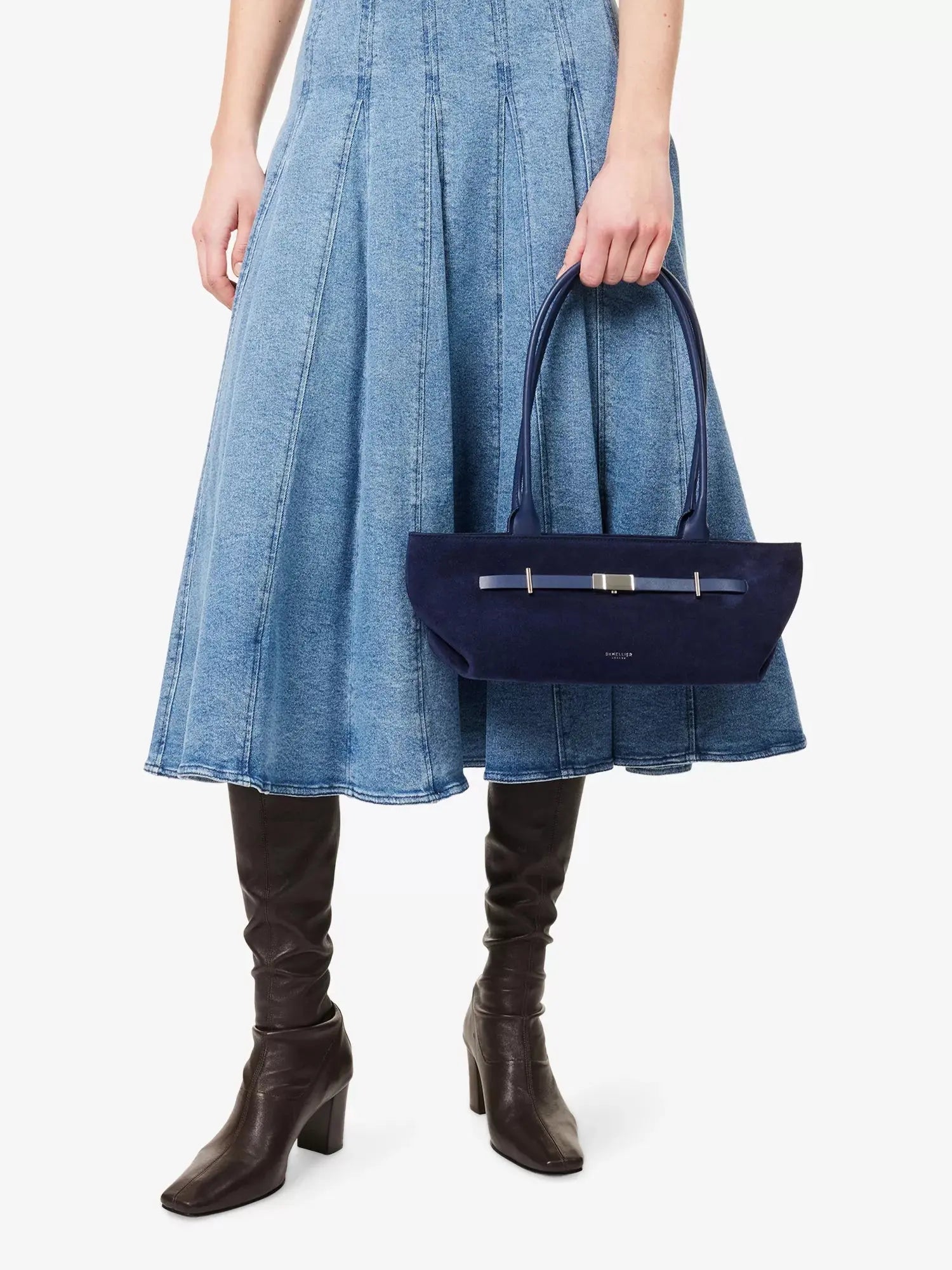 The New York Suede Shoulder Bag DeMellier