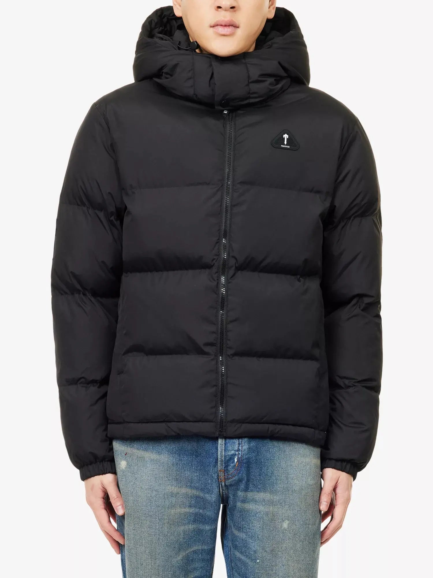 Men's Irongate Rubber Brand-Patch Shell Jacket Trapstar