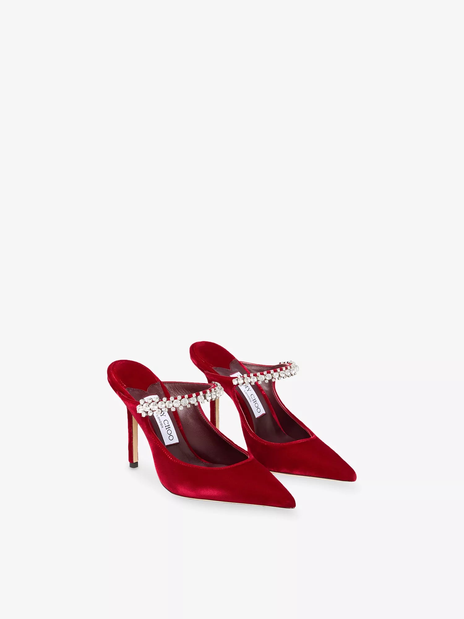 Bing 100 Embellished Velvet Mules