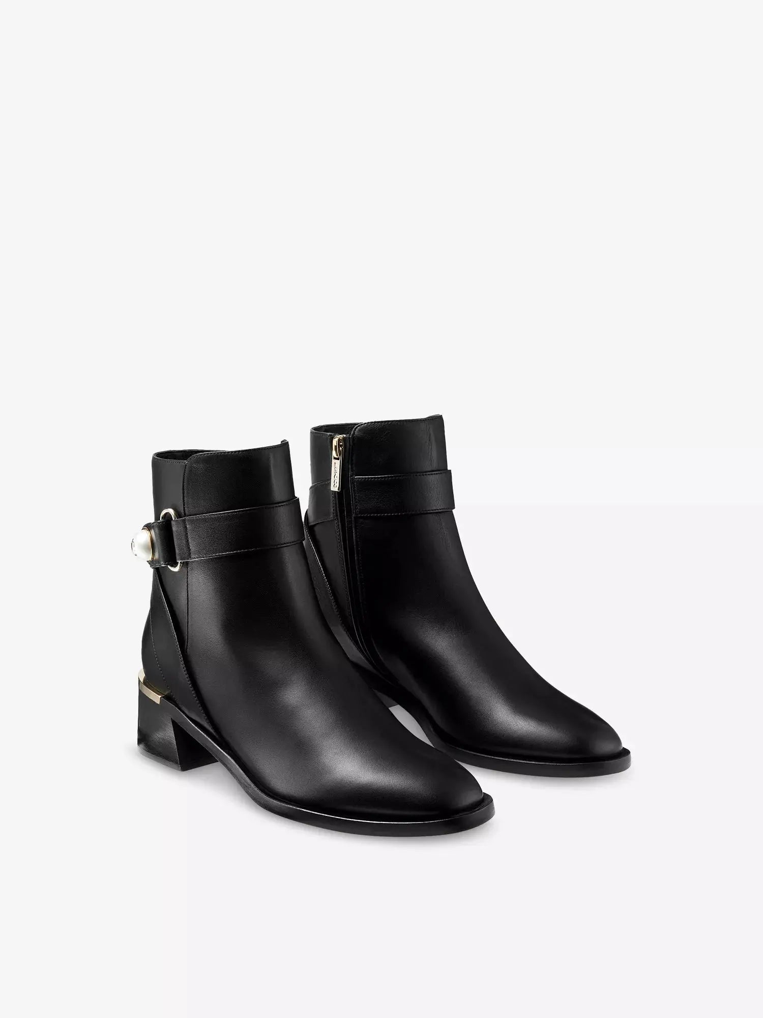 Women's Noor 45 Smooth Leather Ankle Boots Jimmy Choo