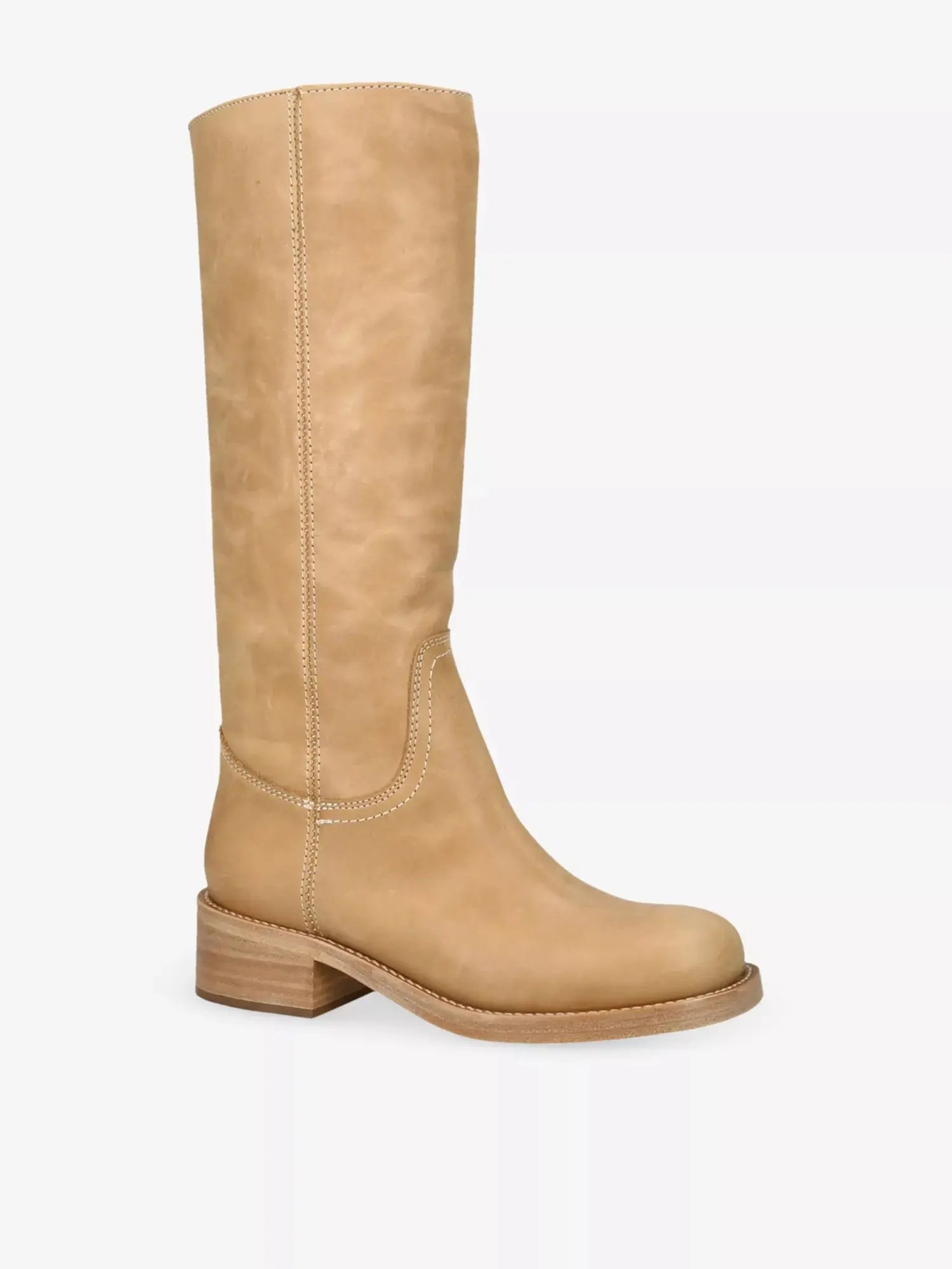 Women's Riggs Leather Knee-High Boots Steve Madden