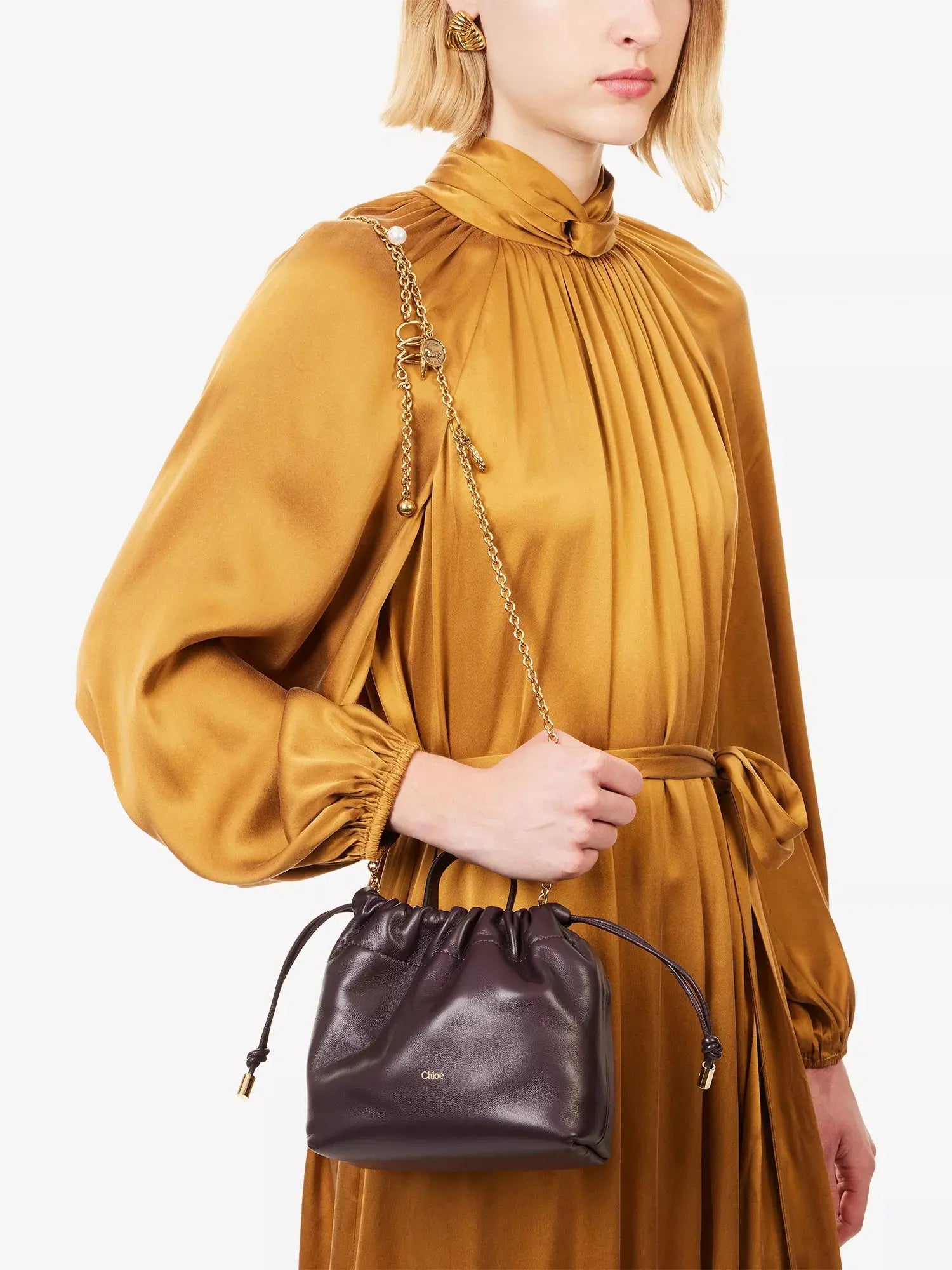 Women's Icons Mini Leather Cross Body Bag Chloé