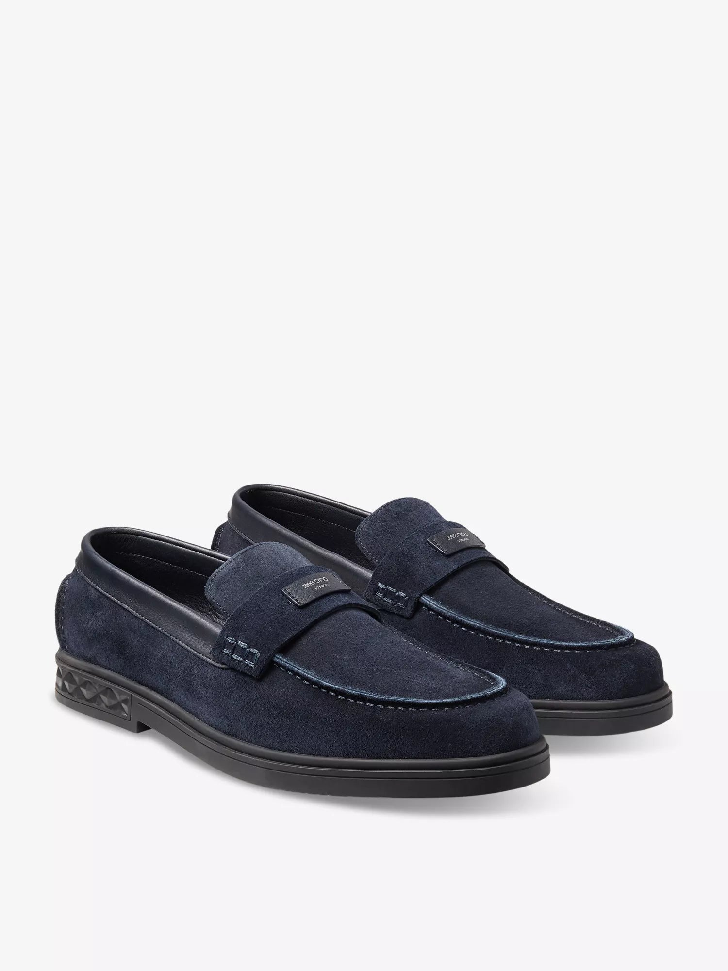 Men's Josh Driver reverse-suede loafers Jimmy Choo