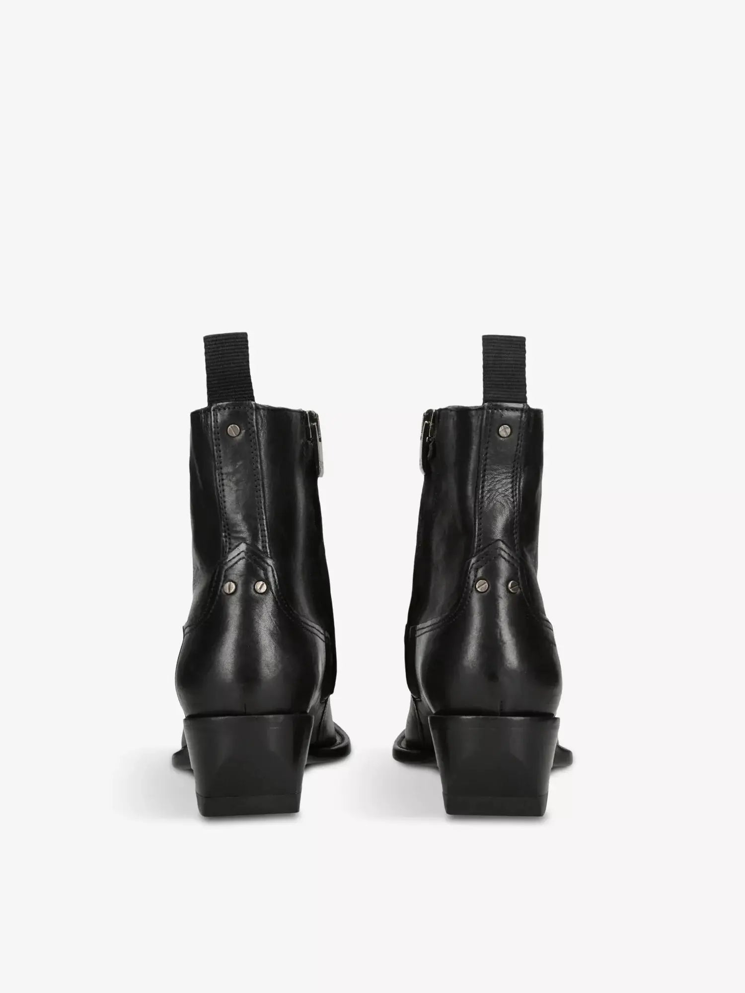 Women's Debbie leather block-heel ankle boots Golden Goose