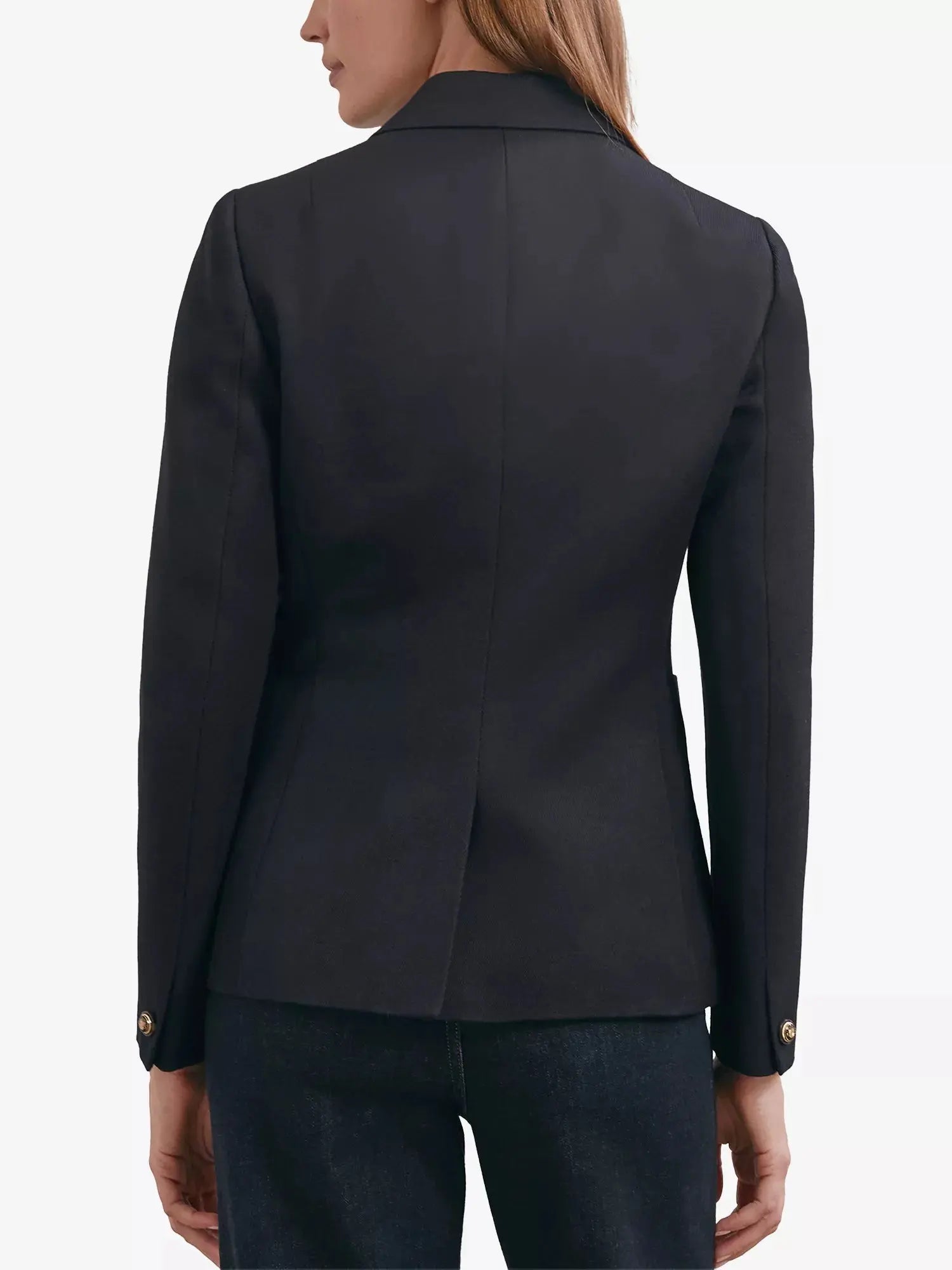 Women's Gigi Double-Breasted Wool-Blend Blazer Reiss