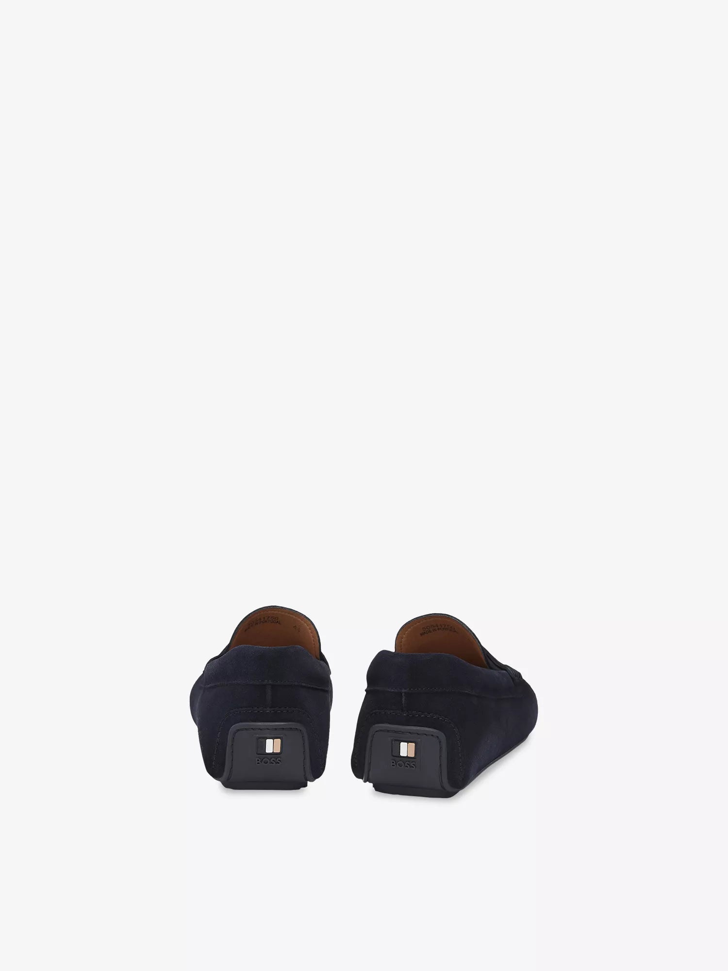 Men's Penny-Detail Suede Loafers Boss