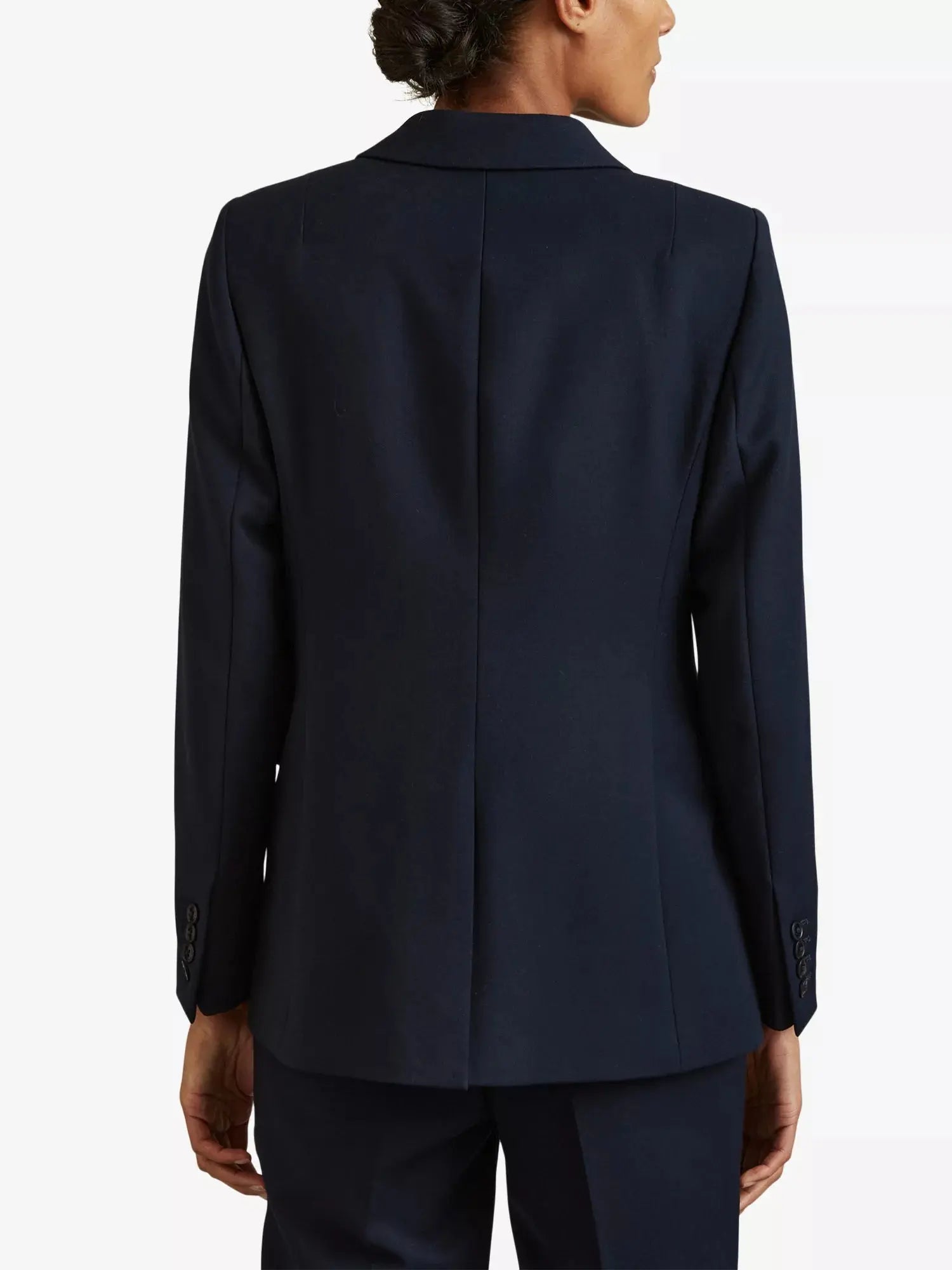 Women's Gabi single-breasted stretch-woven blazer Reiss